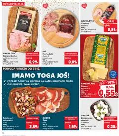 GAVRILOVIĆ Kuhana šunka, polutrajni proizvod 100 g - Pregled kataloga iz trgovine Kaufland, vrijedi od 27.12.2025 | Stranica: 16