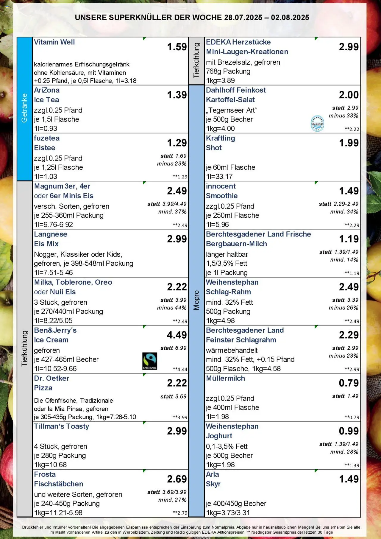 Simmel - Bayern - gültig ab dem 28.07.2025 | Seite: 5 | Produkte: Nuii eis, Joghurt, Frosta, Pizza