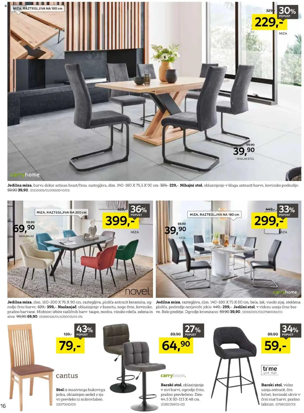 Novi XXXL Lesnina katalog ponudbe – veljaven od 15.09.2025 | Stran: 16 | Izdelki: Naslanjač, Stol, Barva, Zelena