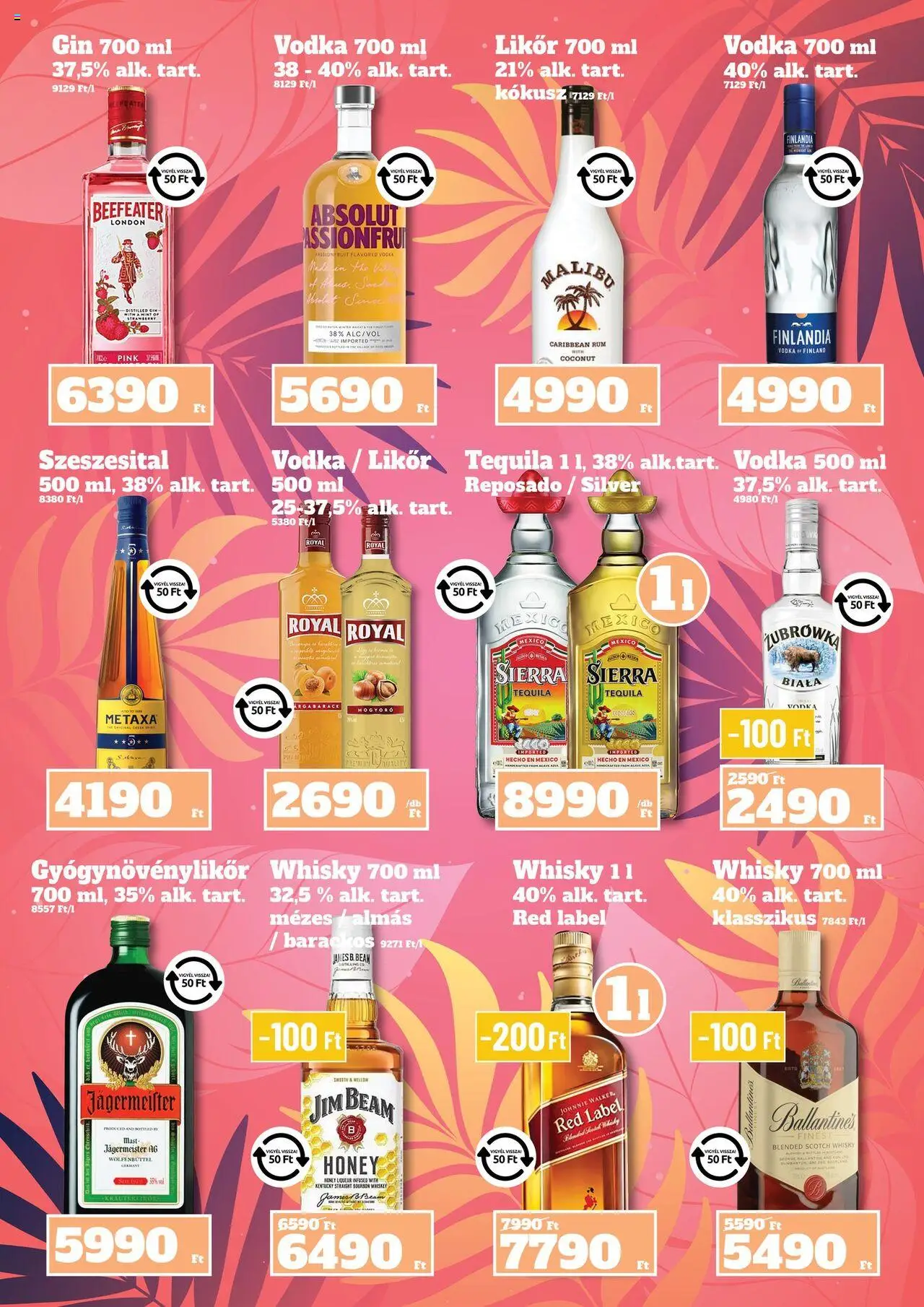 Family Diszkont akciós ujság - amely érvényes a következő dátumtól: 31.07.2025 | Oldal: 9 | Termékek: Tequila, Rum, Vodka, Whisky