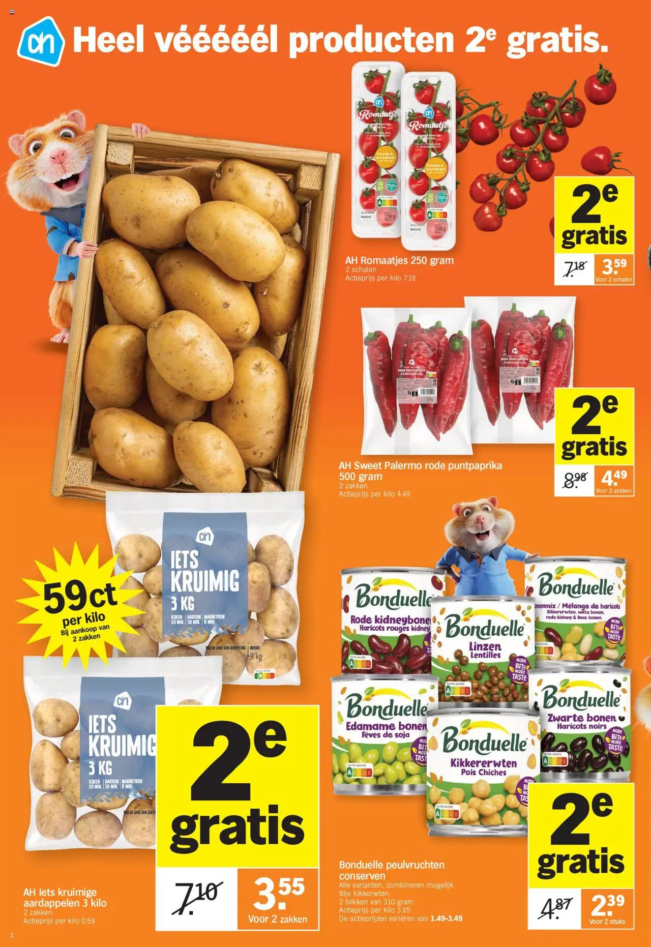  | Pagina: 2 | Producten: Salade, Kikkererwten, Linzen, Kagyló konzerv