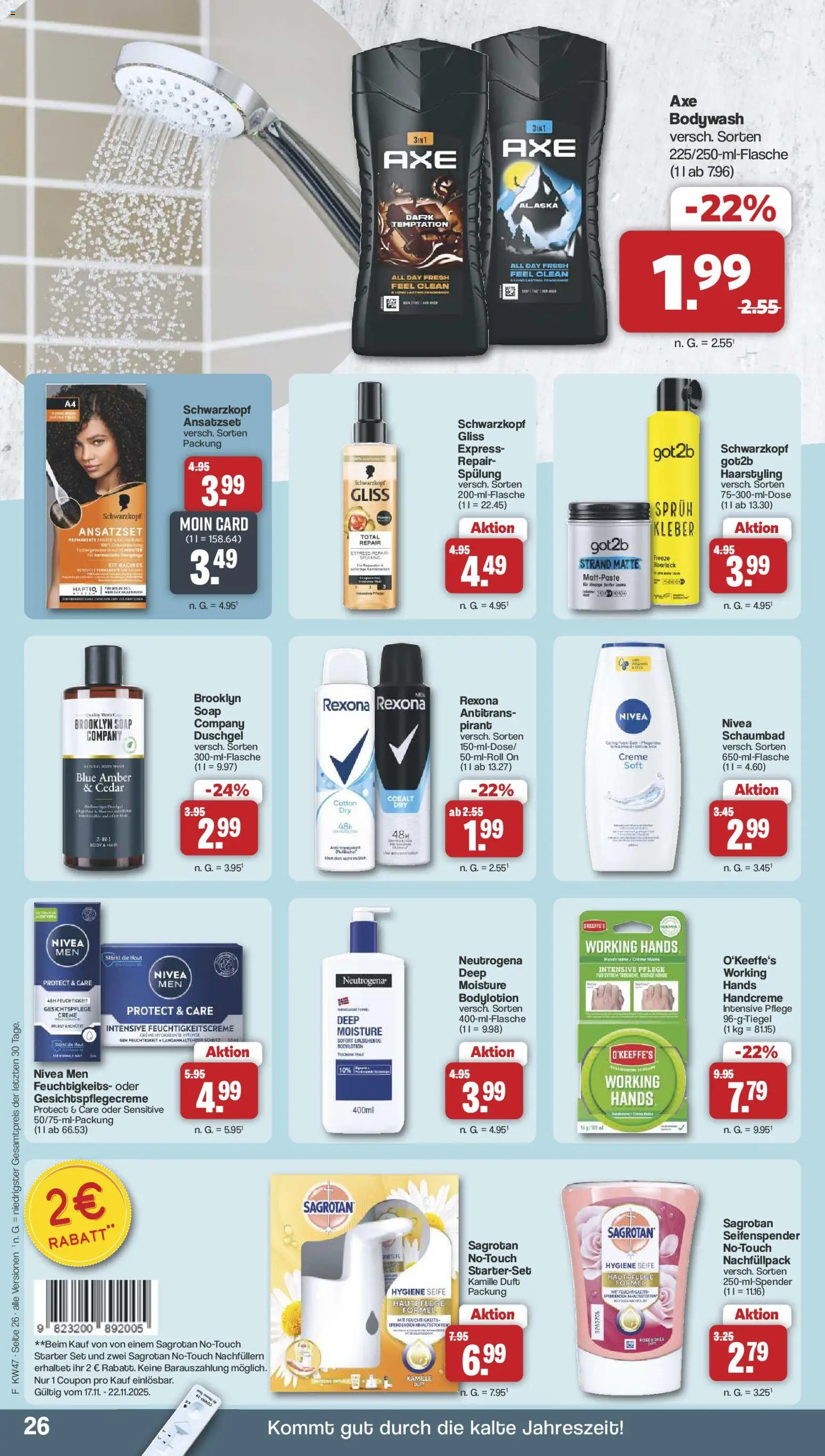 Famila Nordwest - Black Friday – gültig ab 17.11.2025 | Seite: 25 | Produkte: Seifenspender, Creme, Handcreme, Duschgel