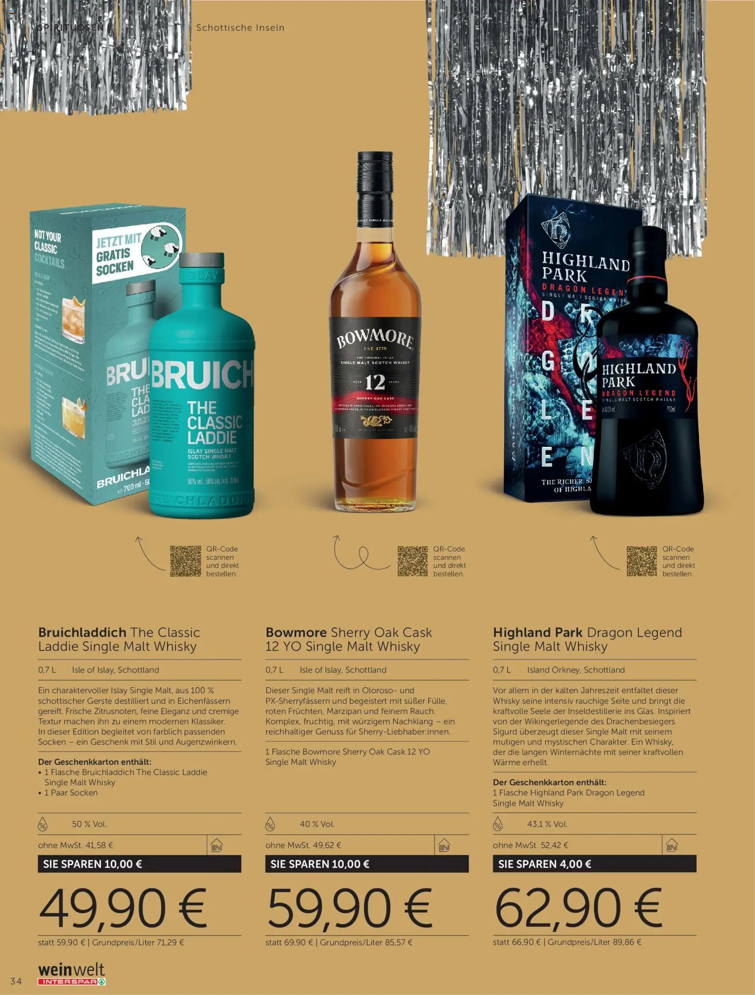 Interspar Geschenkewelt No2 gültig ab 20.11.2025 | Seite: 34 | Produkte: Socken