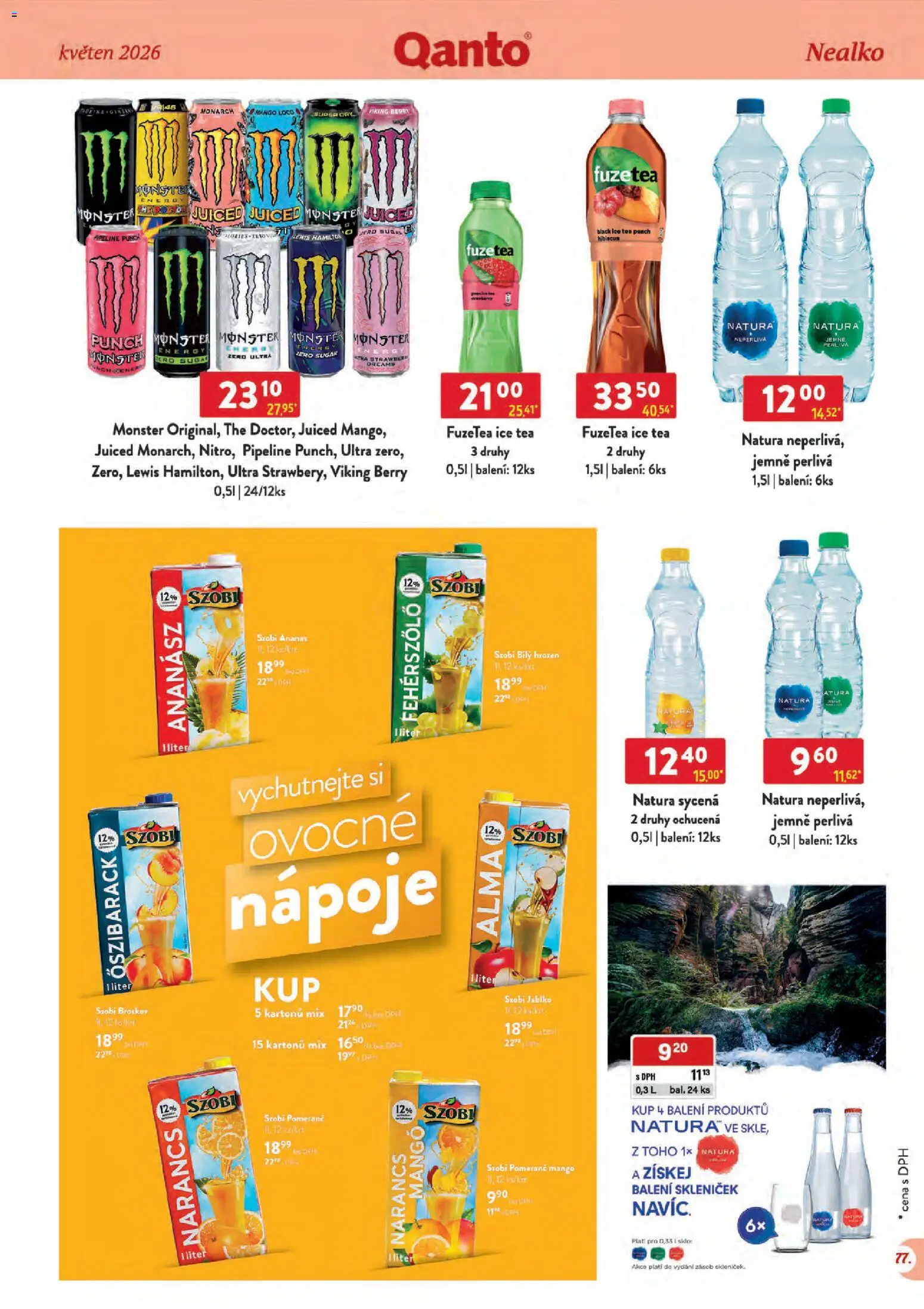 Astur & Qanto leták - Velkoobchod 05/2026 od 01.05.2026 | Strana: 77 | Produkty: Mango, Monster, Ananas, Monster Energy