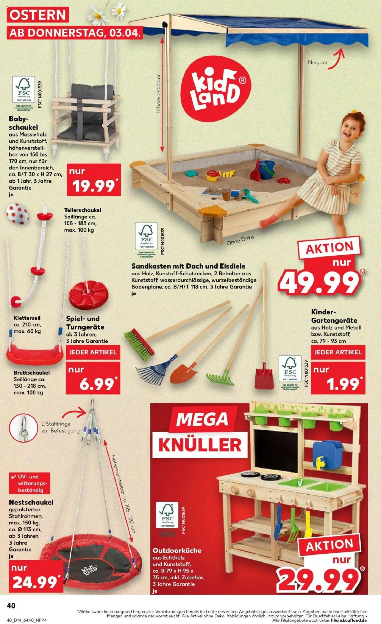 Kaufland - Dreieich-Sprendlingen, Robert-Bosch-Straße 15 - gültig ab dem 03.04.2025 | Seite: 40 | Produkte: Spiel