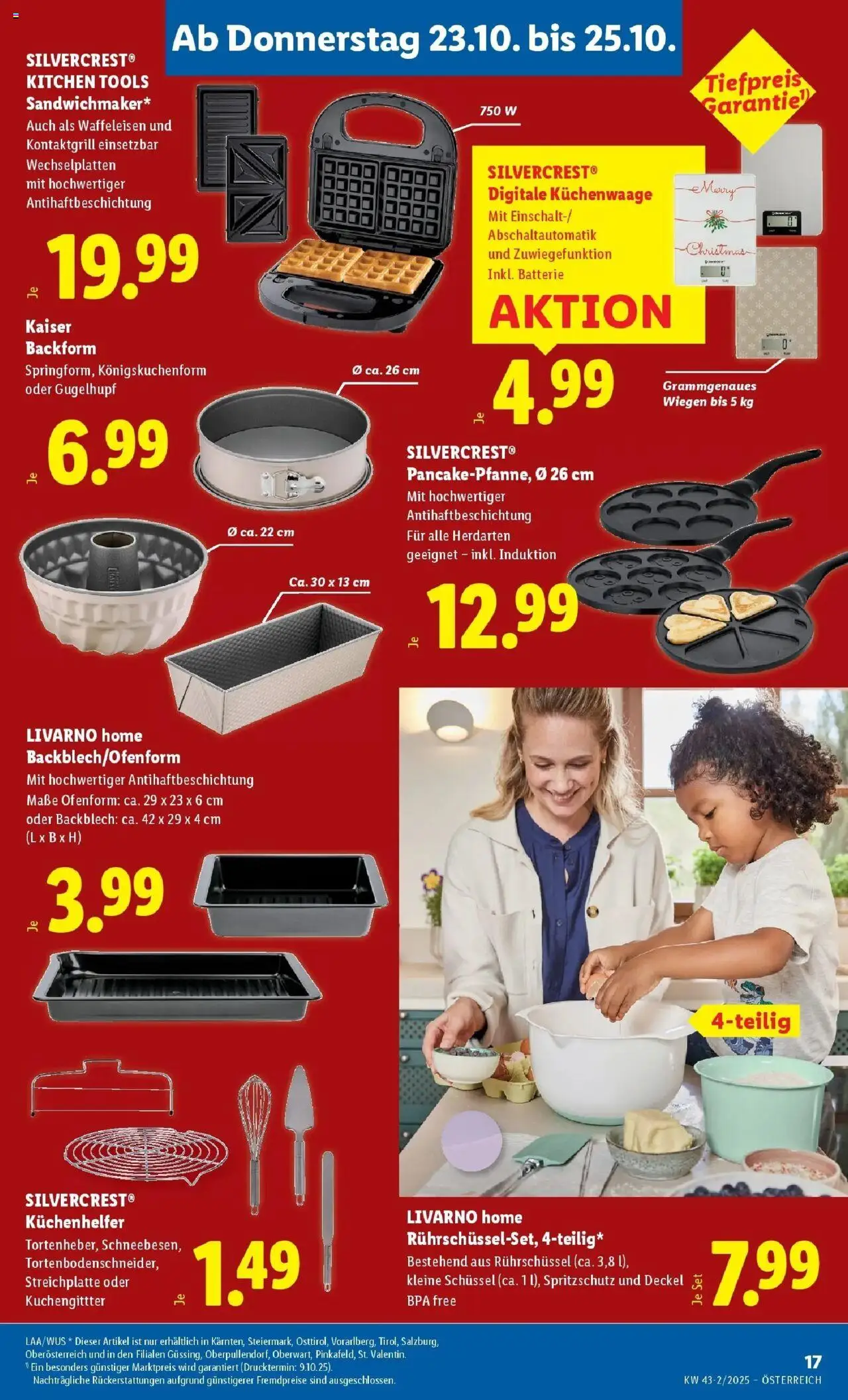 Lidl Flugblatt - Jenbach, Eferding, Dornbirn ab 23.10.2025 - Angebote ab donnerstag | Seite: 23 | Produkte: Batterie