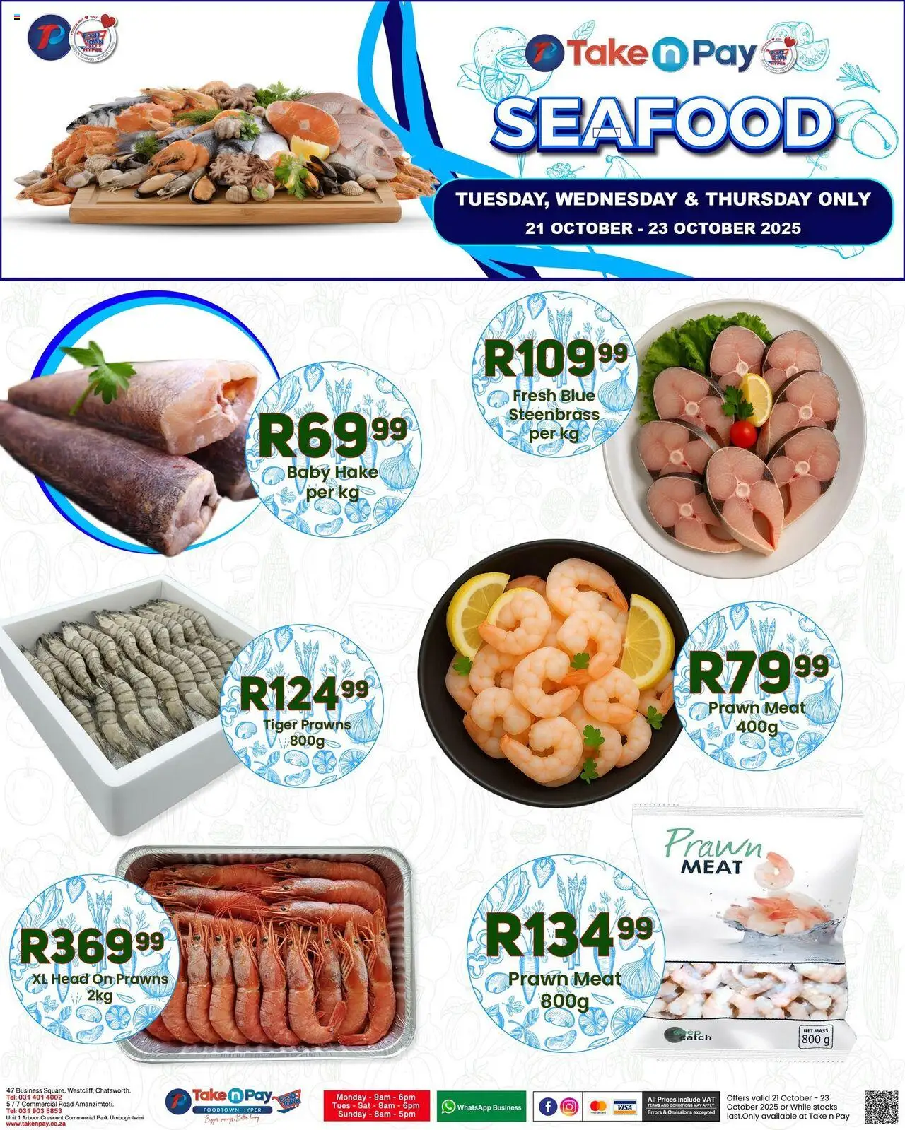 New Take n Pay catalogue – valid from 21.10.2025 | Page: 10 | Products: Seafood