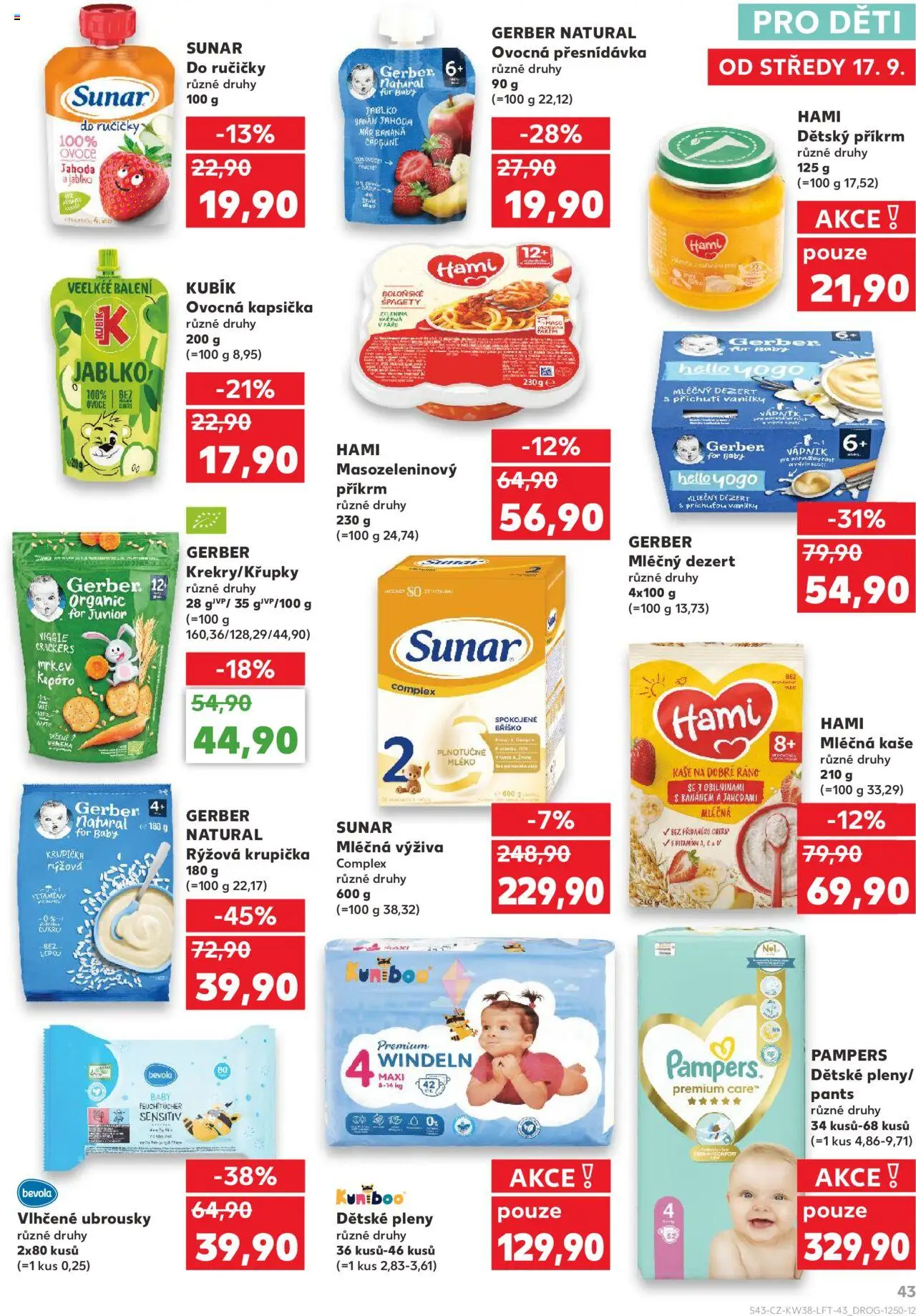 Kaufland leták - Ostrava od 17.09.2025 | Strana: 43