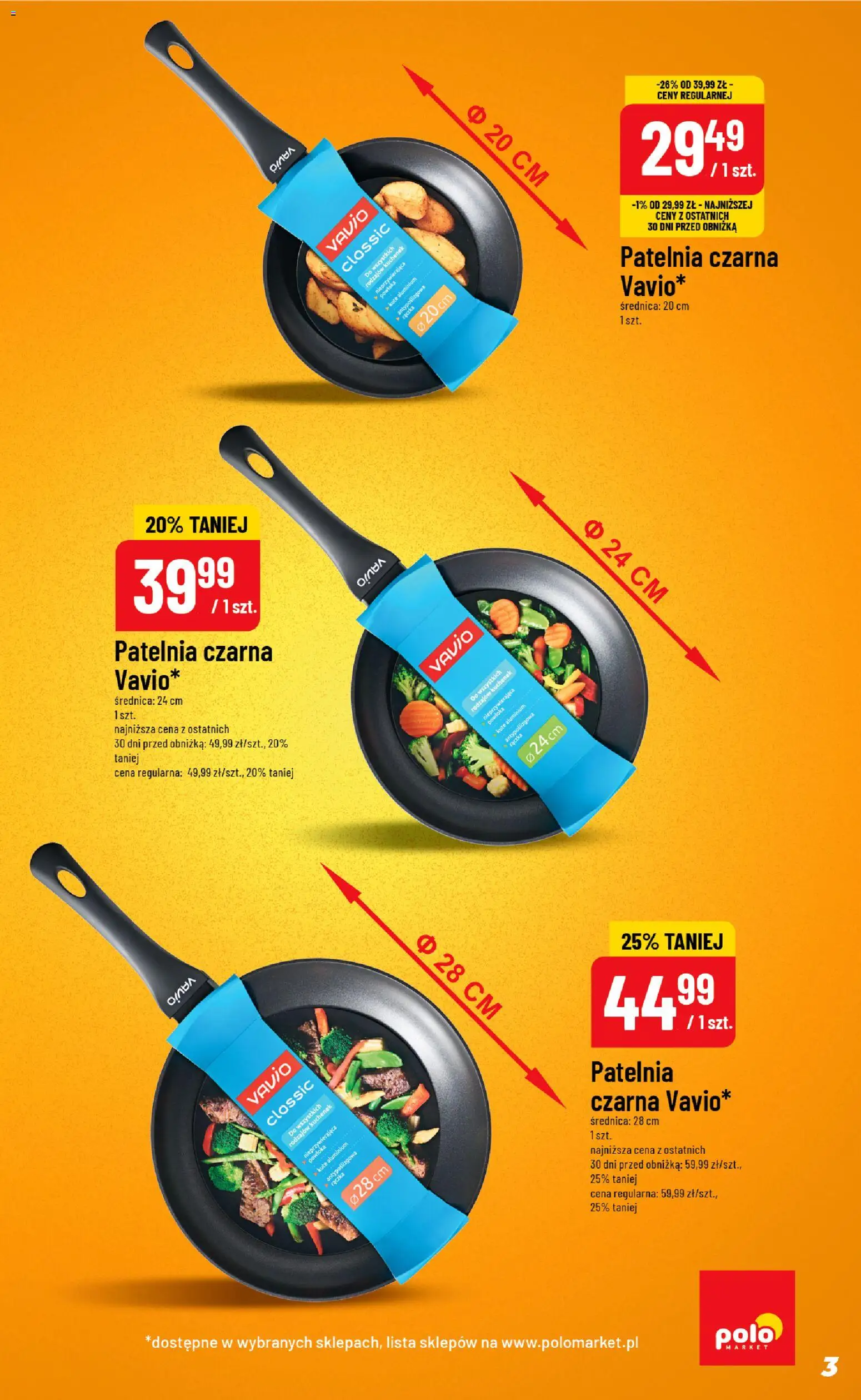 POLOmarket Gazetka - Inspirujący Tydzień od 25.02.2026 | Strona: 3 | Produkty: Patelnia