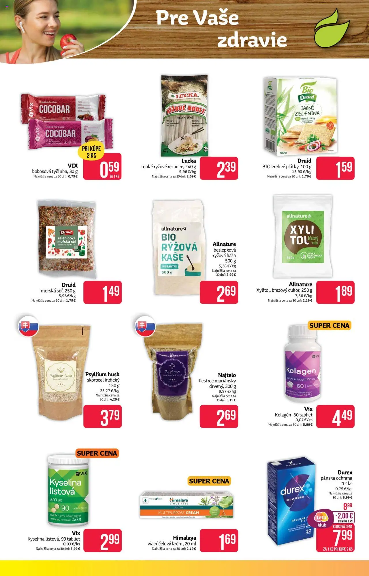 Teta drogerie leták │ platný od 21.07.2025 | Strana: 12 | Produkty: Tablet, Kolagén, Čokoláda, Lucka