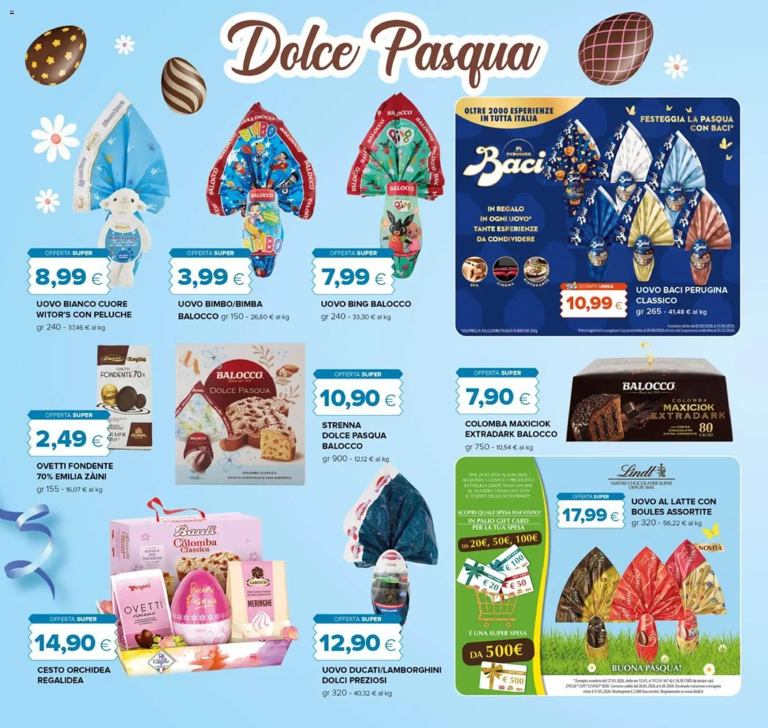 Volantino Oasi del 26.03.2026 | Pagina: 2 | Prodotti: Peluche, Latte, Cacao, Orchidea