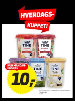 Forhåndsvisning av Bunnpris kundeavis gyldig fra 09.03.2026 | Side: 16 | Produkter: Yoghurt, Fersken, Kirsebær, Mikrovalovka