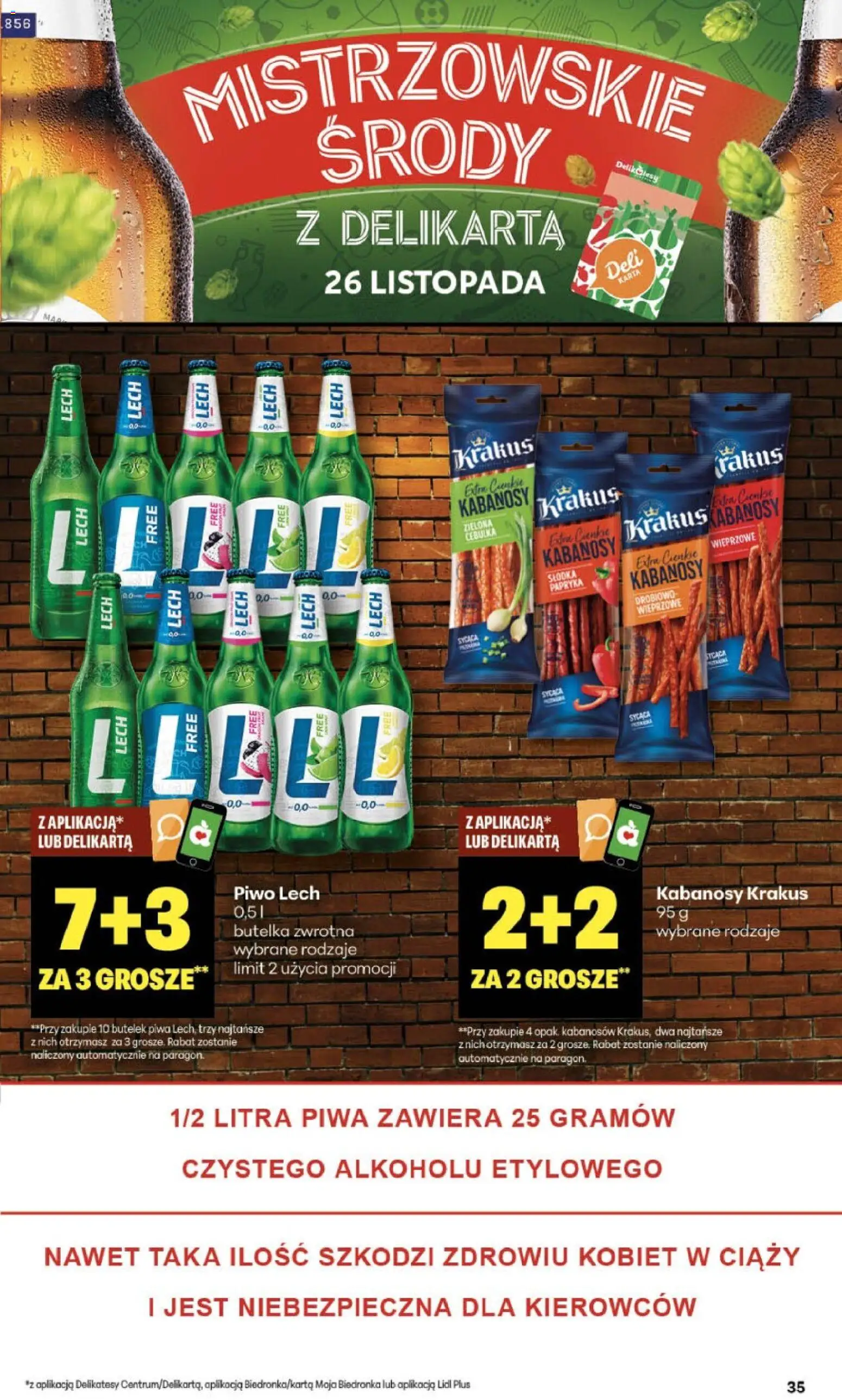 Delikatesy Centrum Black Friday od 20.11.2025 | Strona: 35 | Produkty: Karta, Kabanosy, Papryka, Delikatesy