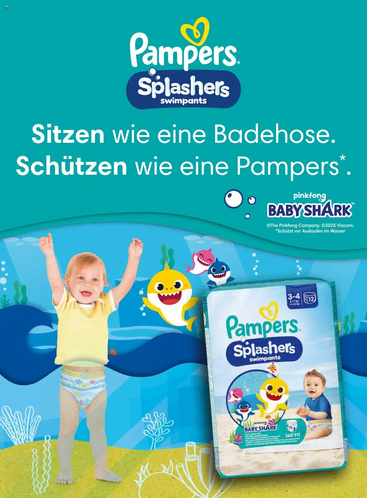 dm drogerie markt Active Beauty Magazin 07-08/2025 gültig ab 03.07.2025 | Seite: 102 | Produkte: Wasser, Pampers