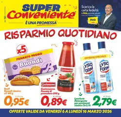 Anteprima del volantino SuperConveniente volantino valido a partire dal 06.03.2026