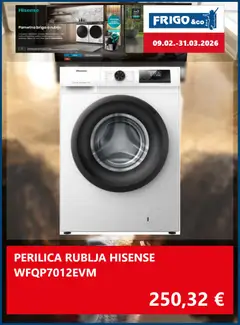 Katalog FRIGO & Co. - Pregled kataloga iz trgovine FRIGO & Co., vrijedi od 09.02.2026 | Stranica: 5 | Proizvodi: Friteza, Perilica rublja, Sušilica