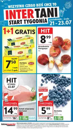 Intermarche Gazetka od 17.07.2025 | Strona: 41 | Produkty: Schab, Radio, Schab wieprzowy, Schab wieprzowy bez kości