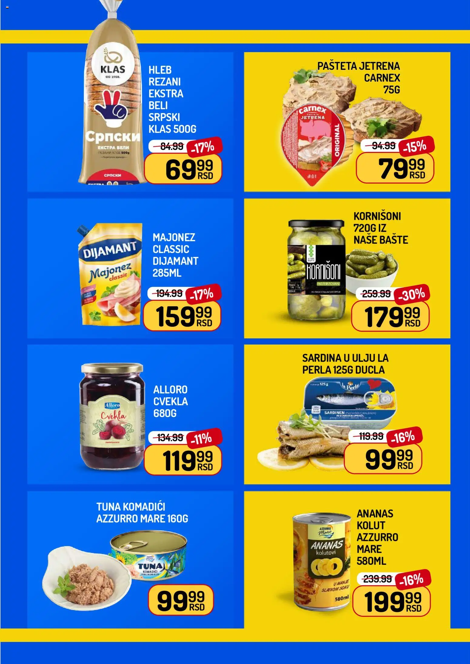 Aman katalog - važi od 23.01.2026 | Strana: 5 | Proizvode: Majonez, Cvekla, Kornišoni, Sardina