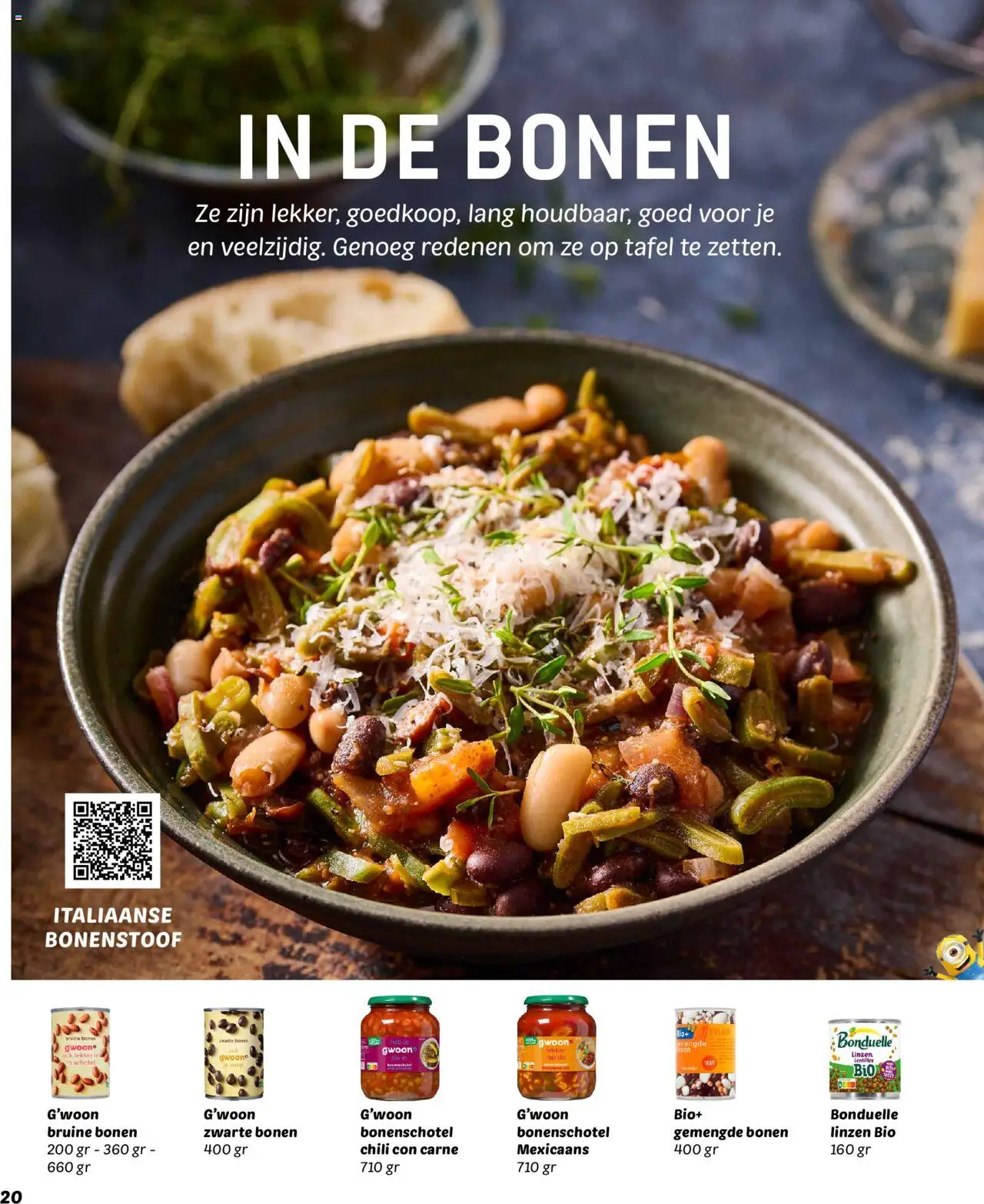 {H1} | Pagina: 20 | Producten: Linzen, Tafel