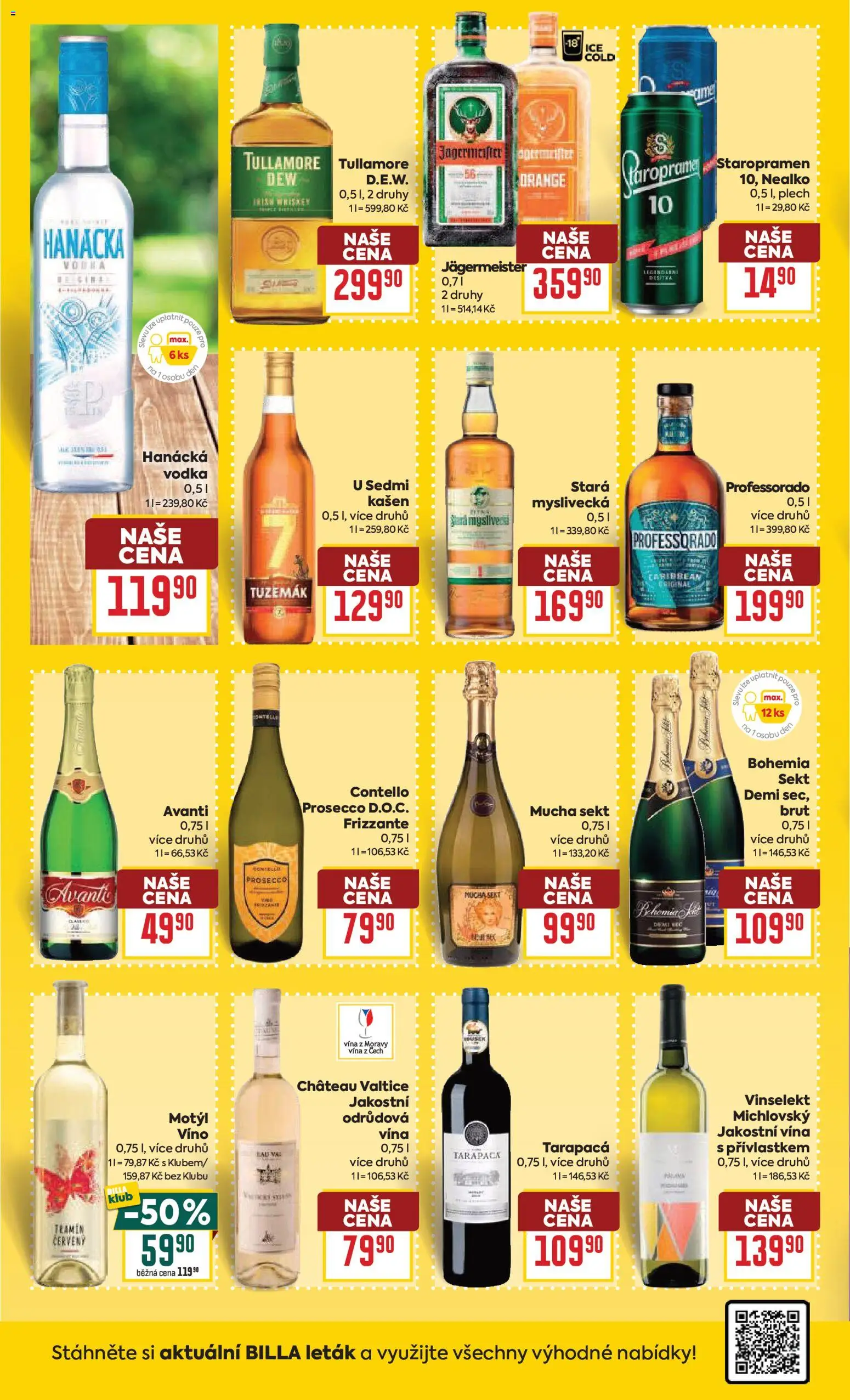 Billa Velký leták od 25.02.2026 | Strana: 24 | Produkty: Staropramen, Víno, Frizzante, Vodka