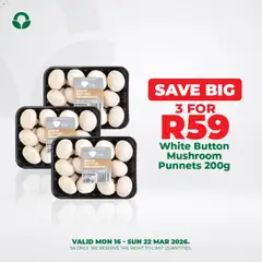 Food Lover's Market specials catalogue – valid from 16.03.2026 | Page: 5 | Products: Mushrooms