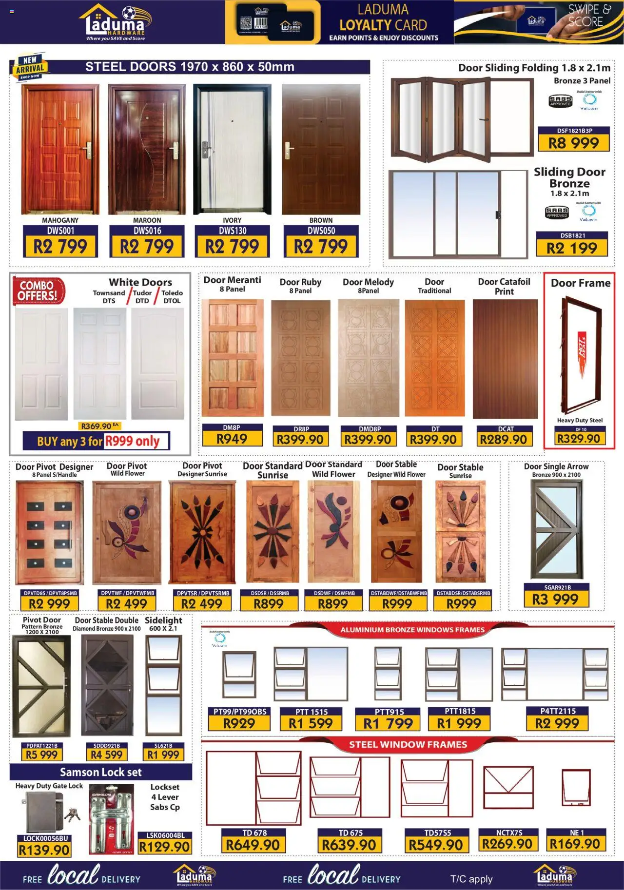 New Laduma Hardware catalogue – valid from 01.09.2025 | Page: 5 | Products: Frame, Stable door, Door frame, Gate