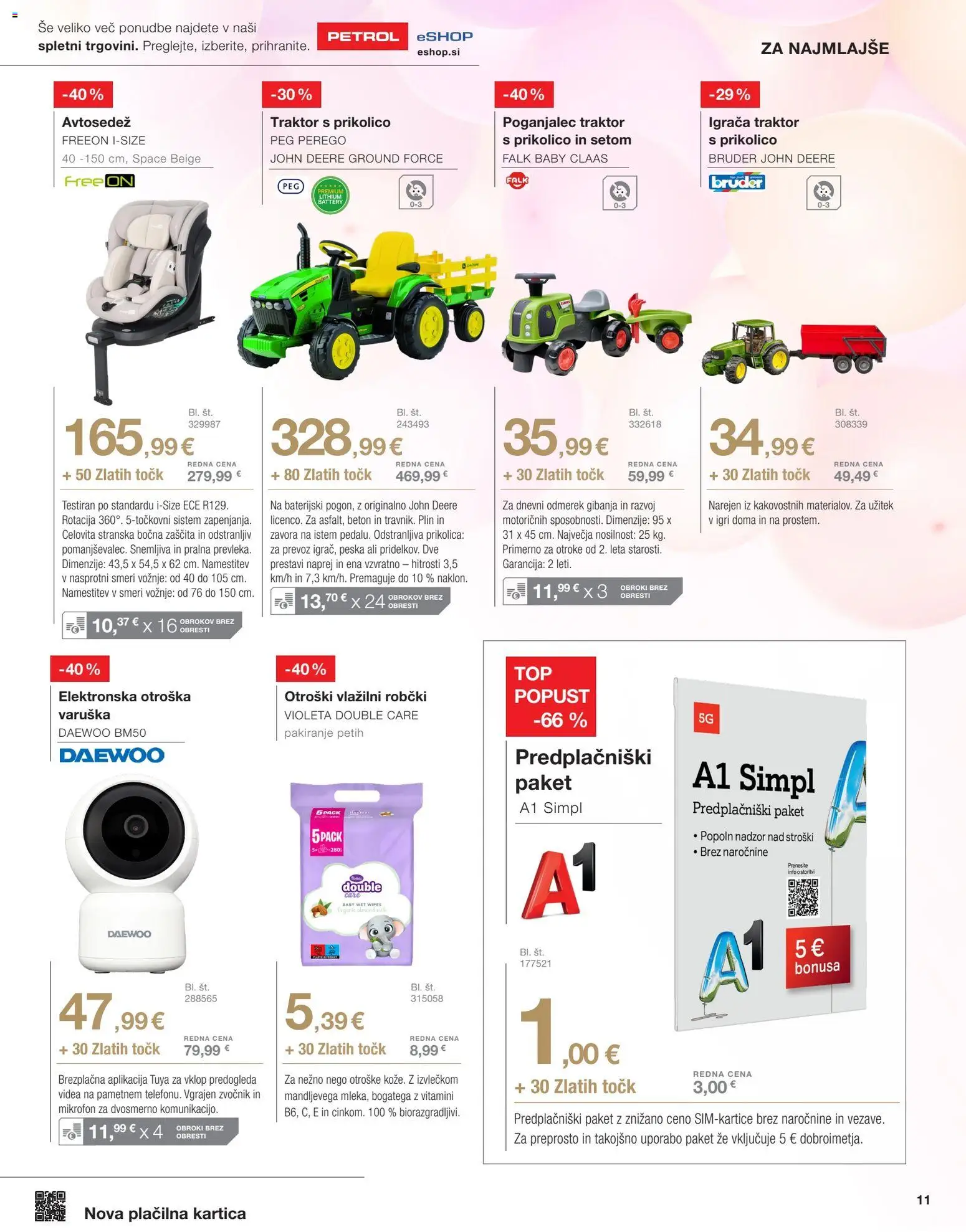 Novi Petrol katalog ponudbe – veljaven od 04.11.2025 | Stran: 5 | Izdelki: Mikrofon, Prevleka, Beton, Vlažilni robčki