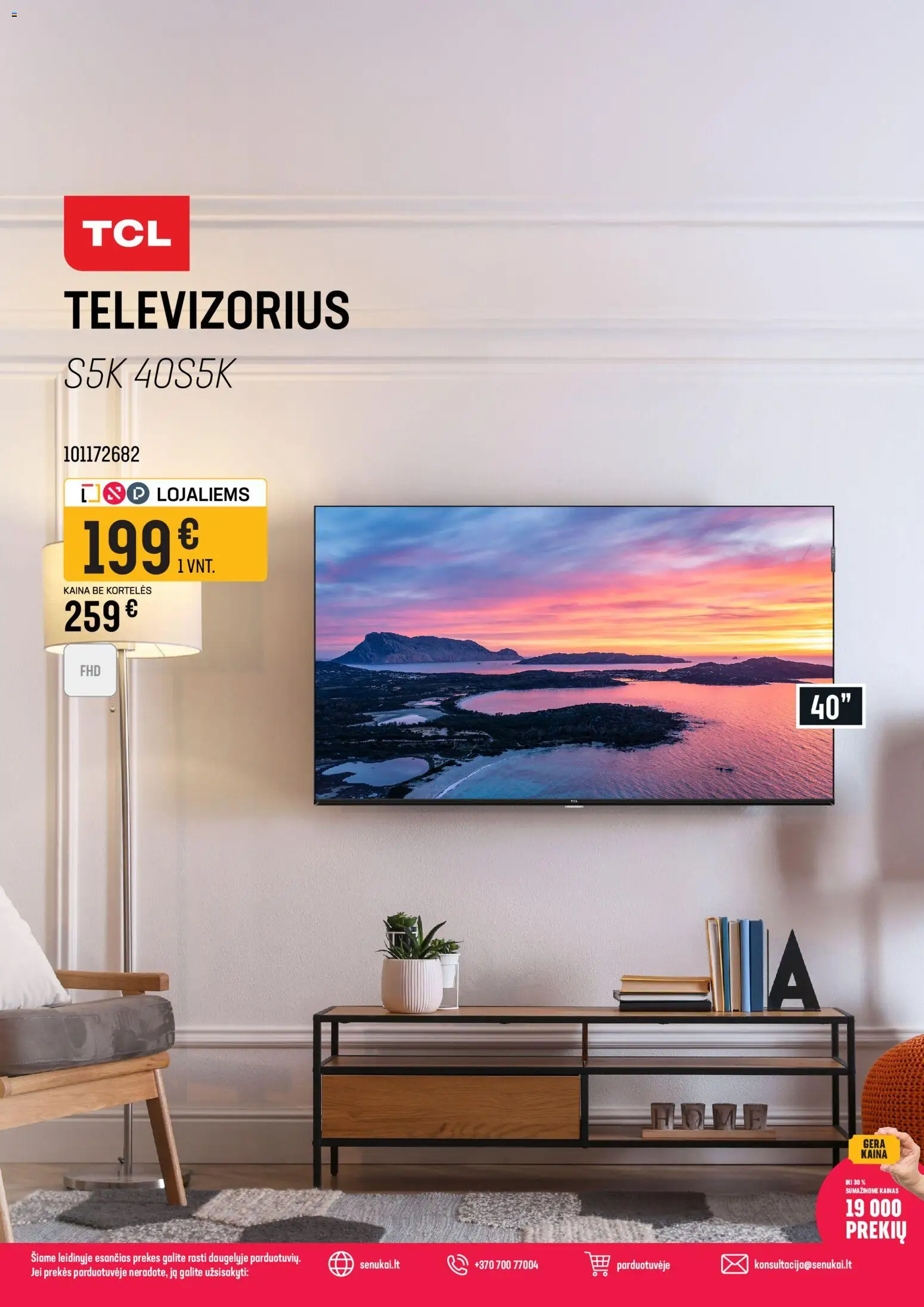 Senukai akcijos nuo 08.04.2026 | Puslapis: 25 | Prekių: Televizorius