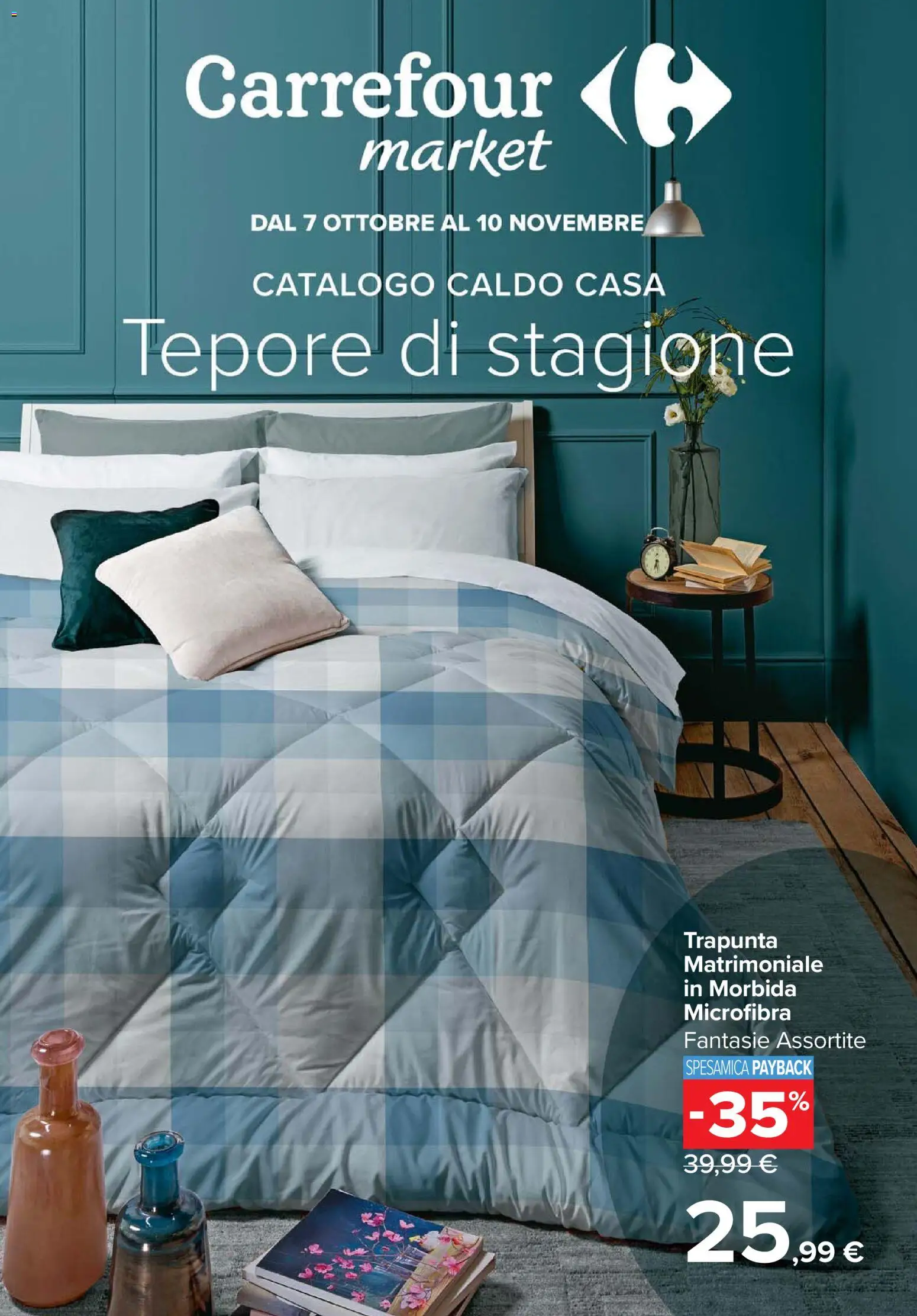 Volantino Carrefour del 07.11.2025 | Pagina: 1 | Prodotti: Trapunta