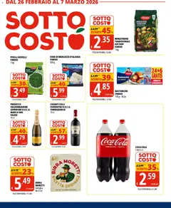Anteprima del volantino Volantino Tigros	 valido a partire dal 26.02.2026 | Pagina: 3 | Prodotti: Minestrone, Merluzzo, Patate, Coca Cola