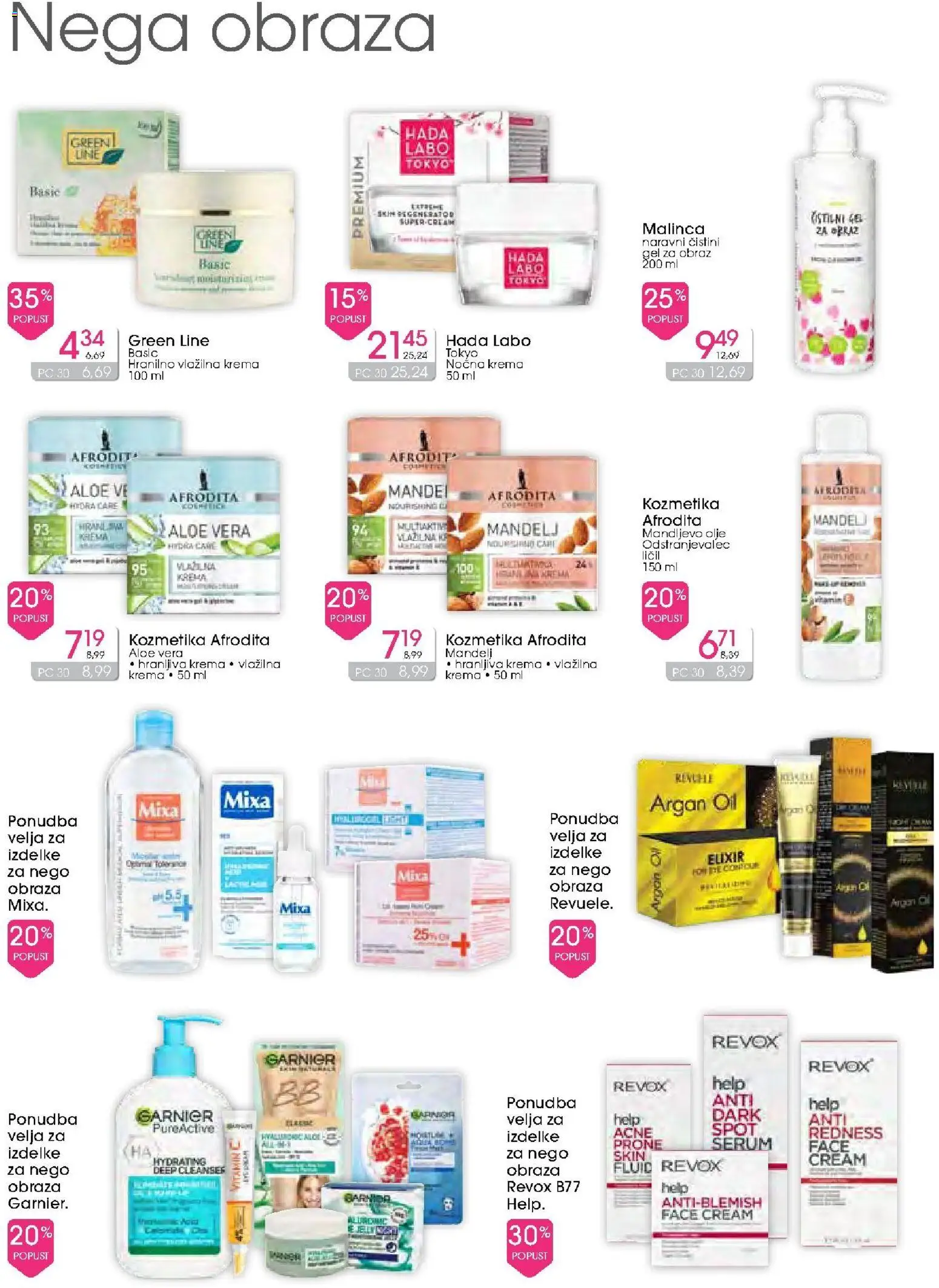 Novi Tuš drogerija katalog ponudbe – veljaven od 14.01.2026 | Stran: 5 | Izdelki: Krema, Odstranjevalec licil, Olje