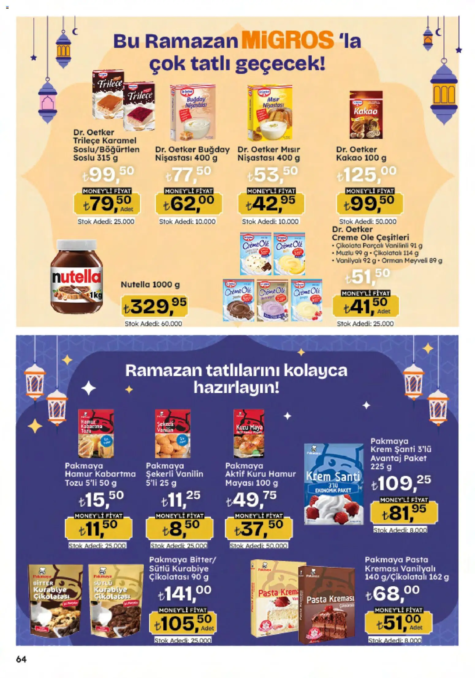 Migros Katalog - 5M Migroskop Dijital - 26.02.2026 tarihinden itibaren geçerlidir | Sayfa: 64 | Ürünler: Krem, Çikolata, Kurabiye, Mısır