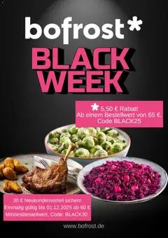 Bofrost - Black Friday ab 22.11.2025 gültig