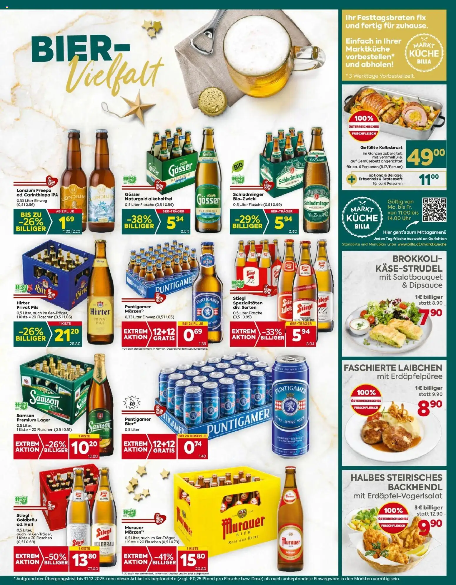 Billa Plus Flugblatt - Steiermark gültig ab 11.12.2025 | Seite: 13 | Produkte: Uhr, Bier