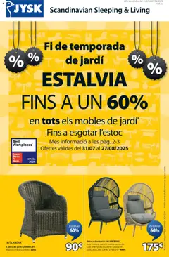 Vista previa JYSK - Grans ofertes válido desde el 31.07.2025