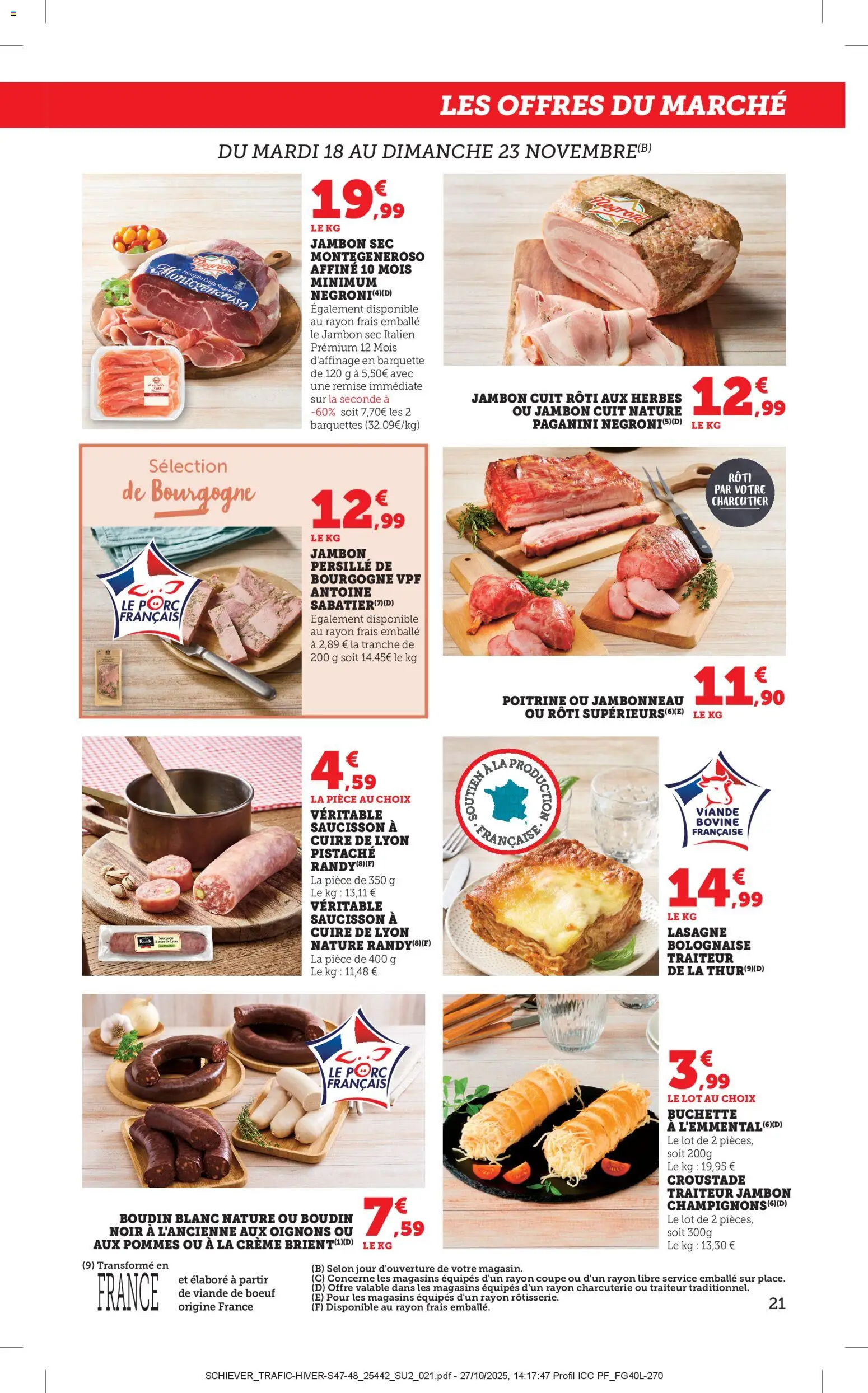 {H1} | Page: 21 | Produits: Viande de bœuf, Viande, Oignons, Crème