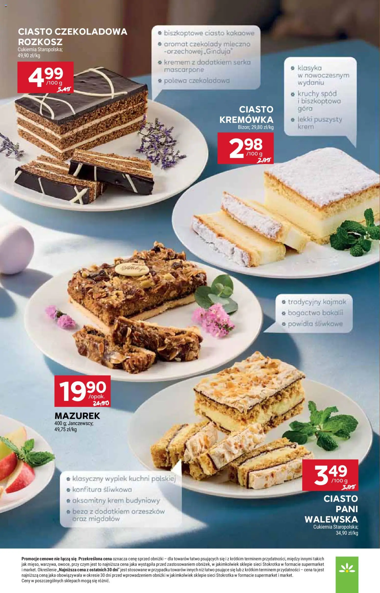 Stokrotka gazetka - Market od 02.04.2026 | Strona: 20 | Produkty: Czekolady, Stokrotka, Ciasto, Powidła