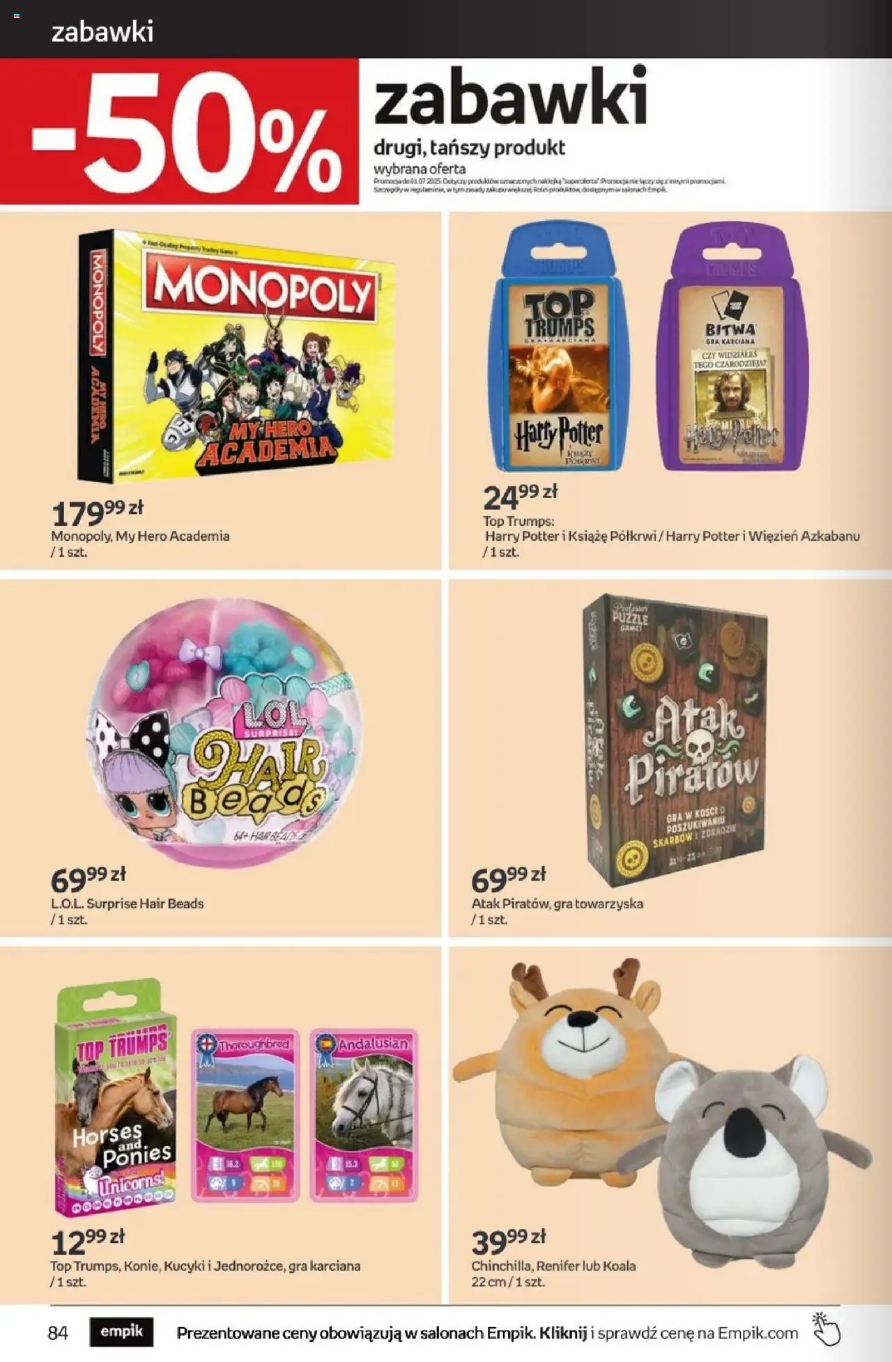 Empik promocje od 18.06.2025 | Strona: 84 | Produkty: Top, Gra