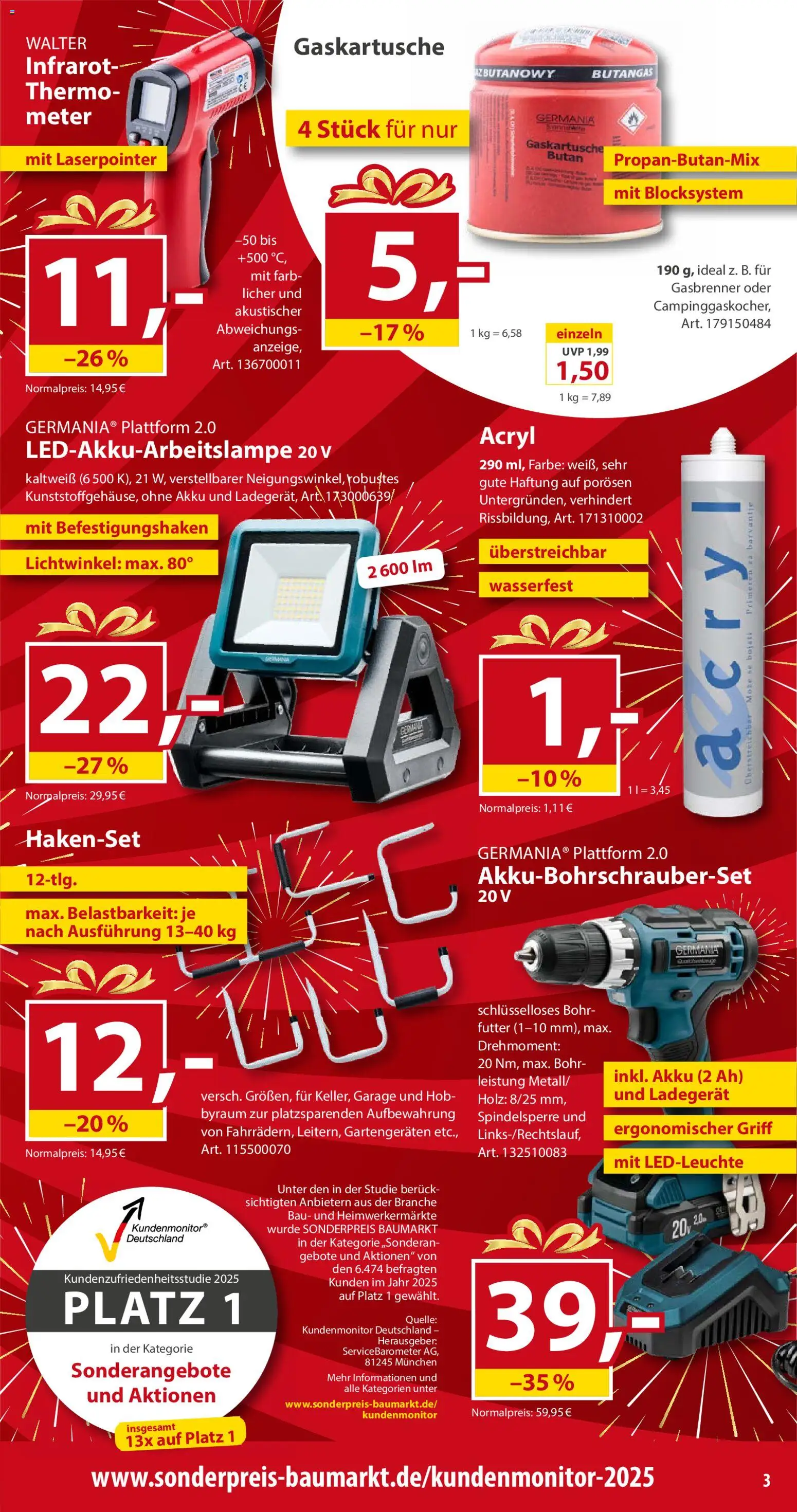 Sonderpreis Baumarkt Prospekt 	 – gültig ab 27.12.2025 | Seite: 3 | Produkte: Ladegerät