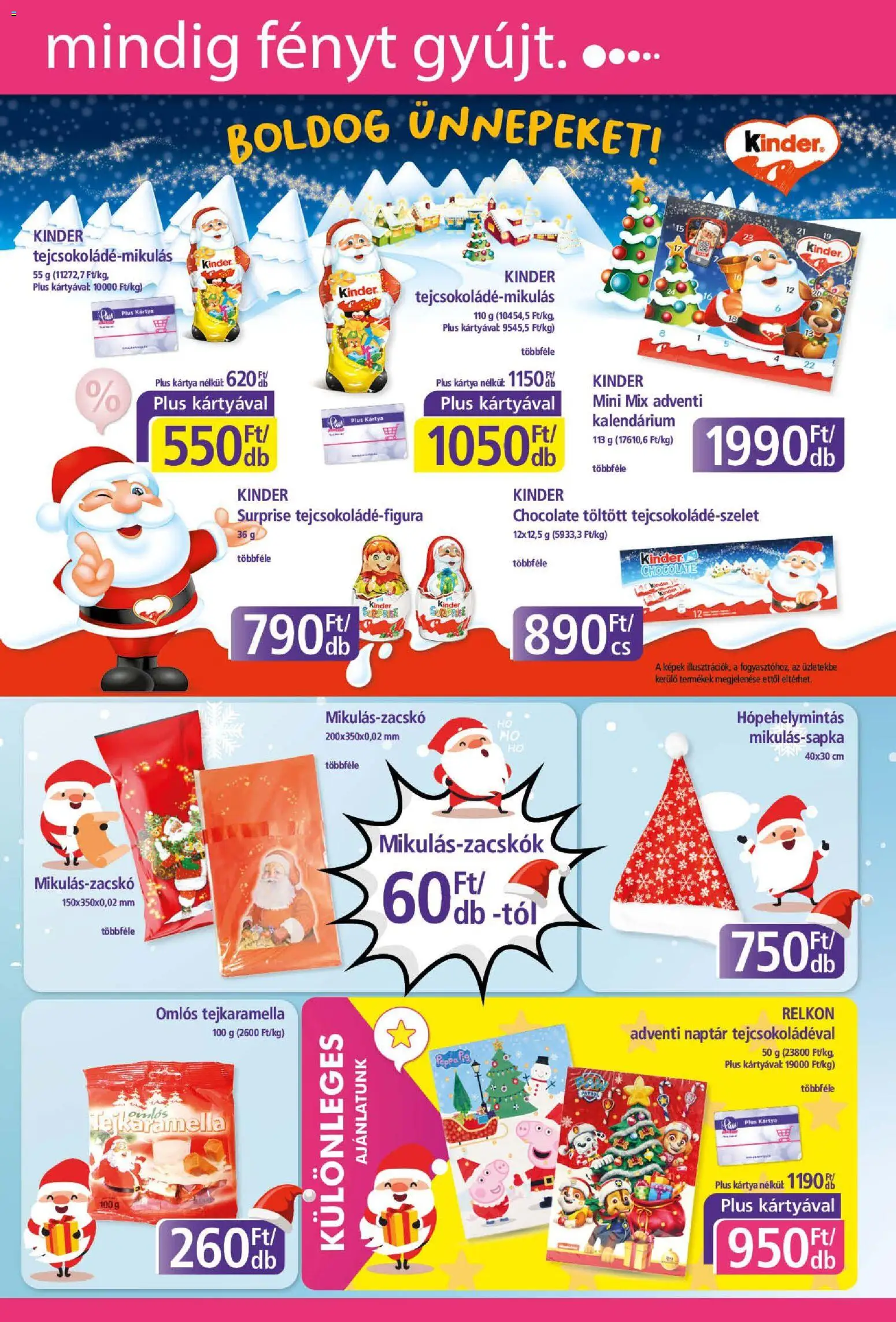 Plus Market akciós ujság - amely érvényes a következő dátumtól: 06.11.2025 | Oldal: 9 | Termékek: Tejkaramella