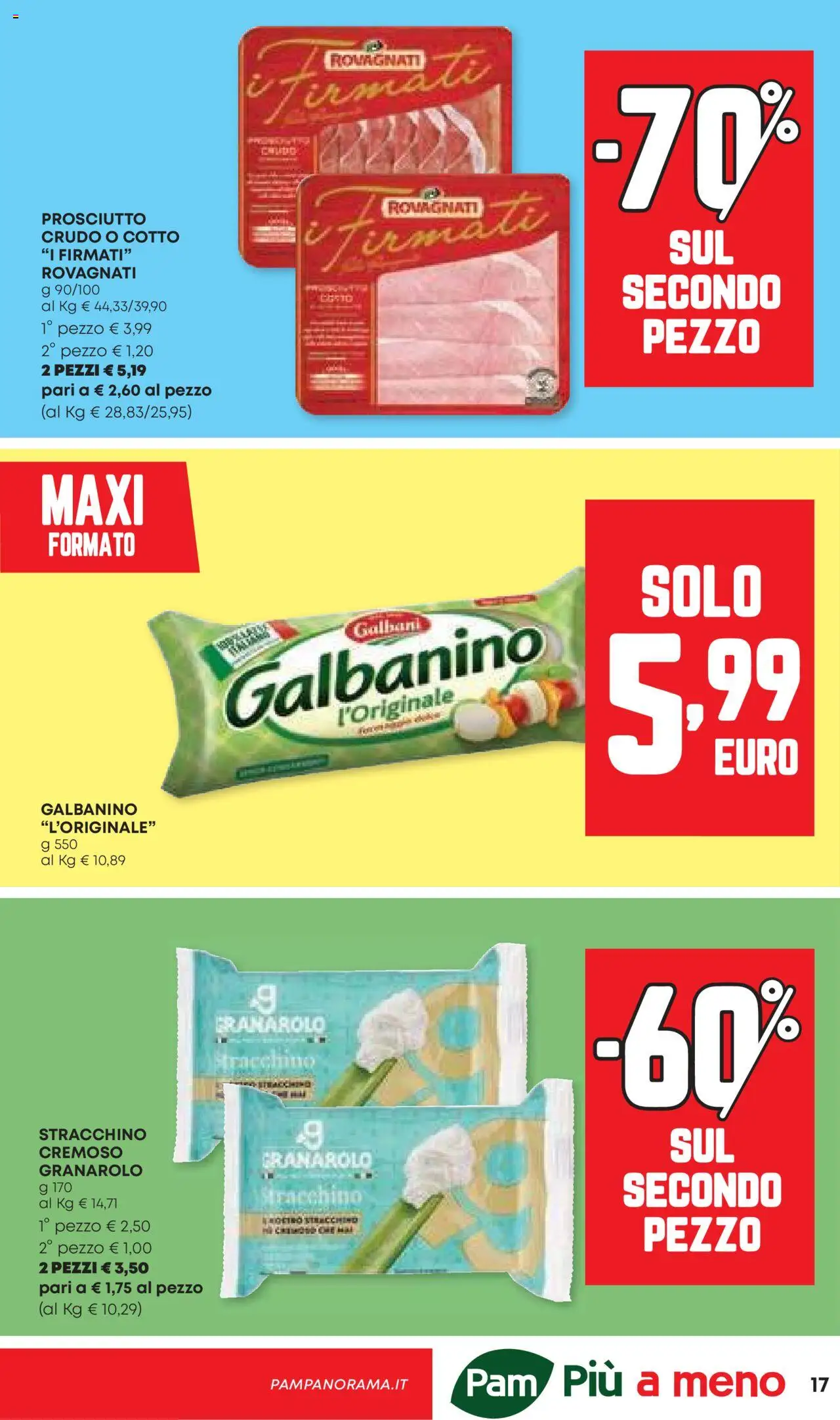 Volantino Panorama del 25.09.2025 | Pagina: 17 | Prodotti: Prosciutto, Stracchino