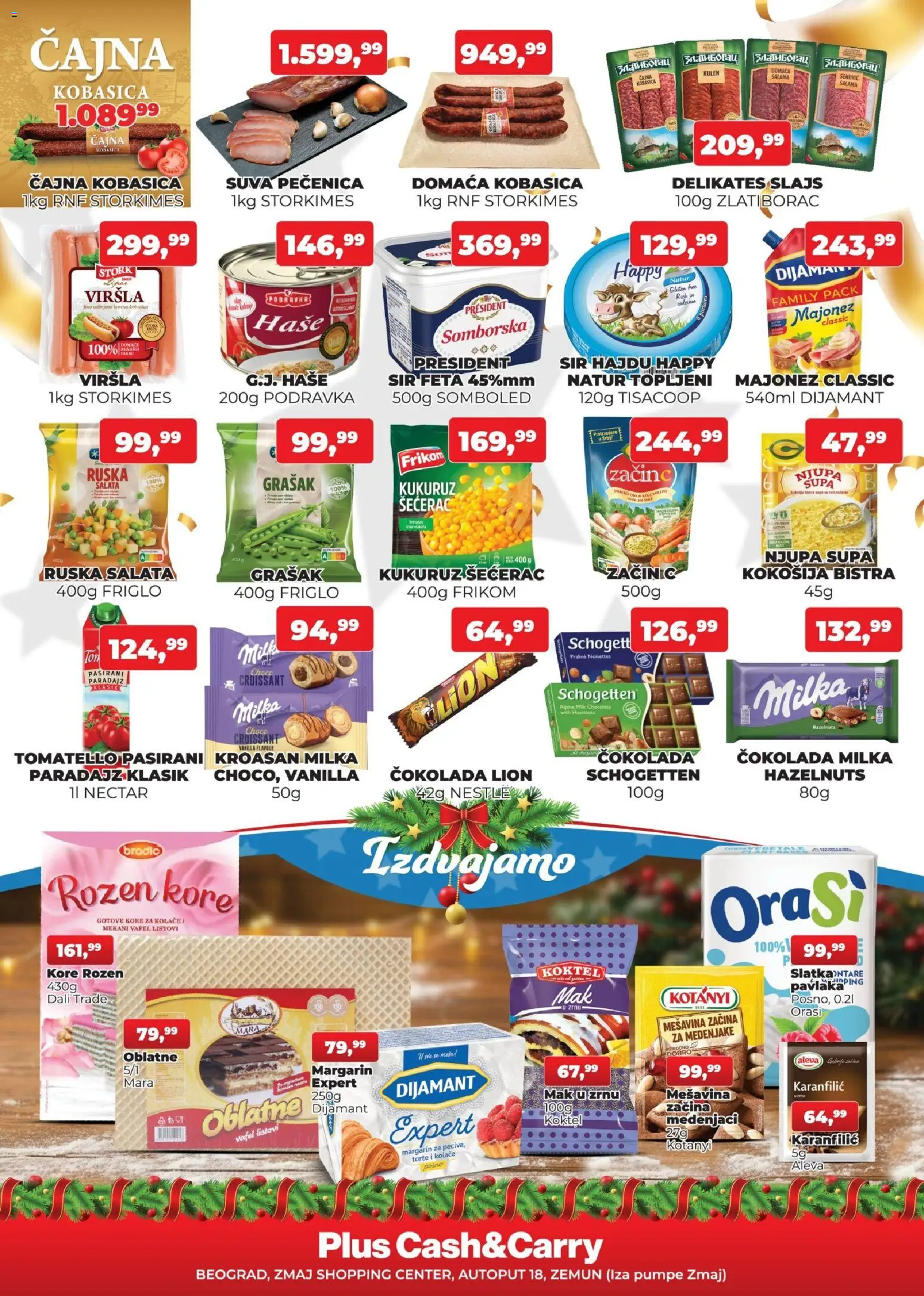 Plus Cash & Carry katalog - važi od 26.12.2025 | Strana: 2 | Proizvode: Majonez, Kroasan, Praline, Pečenica