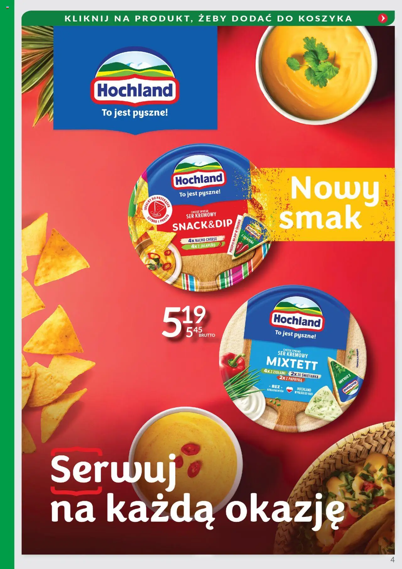 Eurocash Gazetka - Oferta Południe od 28.09.2025 | Strona: 4 | Produkty: Papryka, Ser