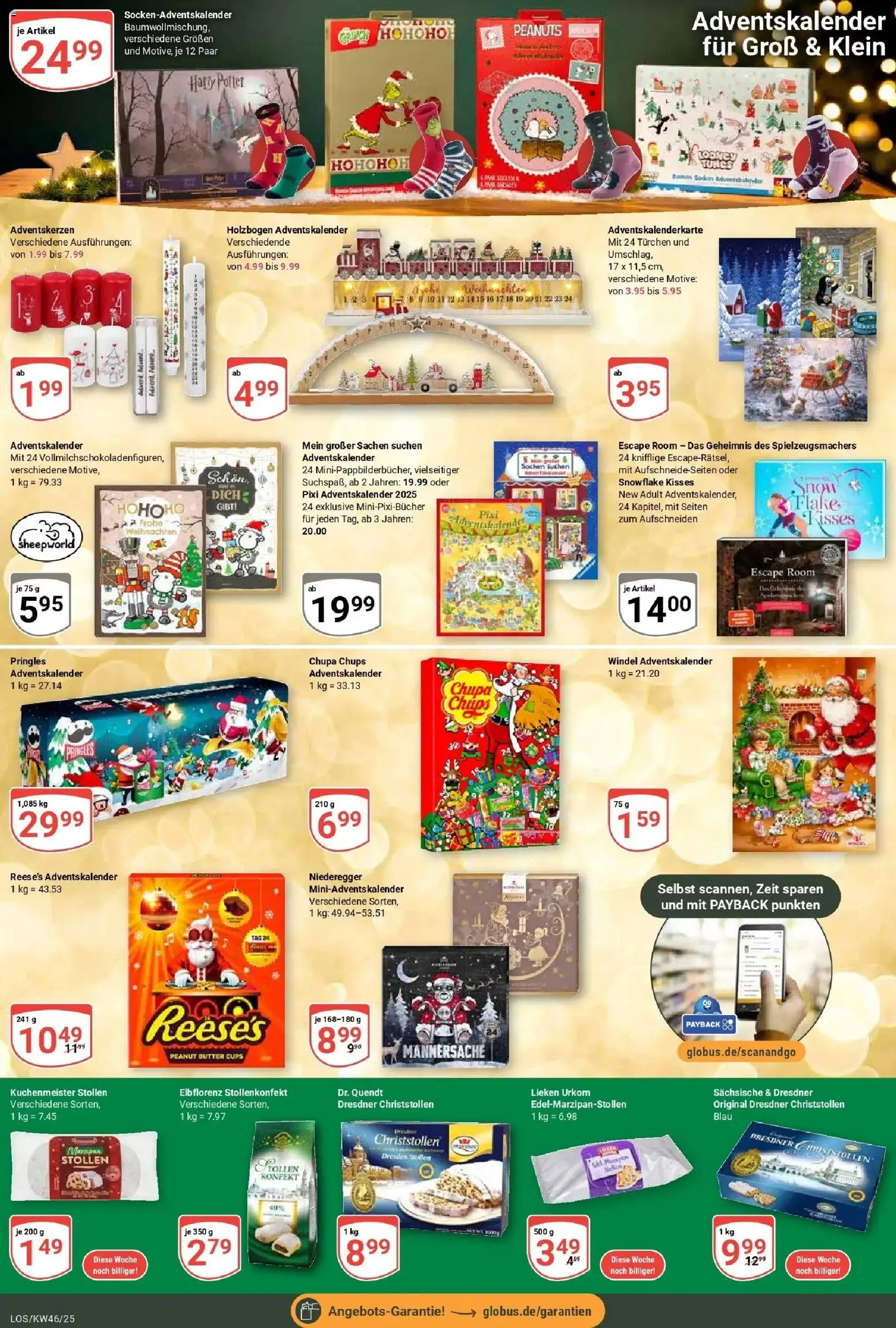 Globus prospekt Losheim Am See	 – gültig ab 10.11.2025 | Seite: 20 | Produkte: Butter, Pringles