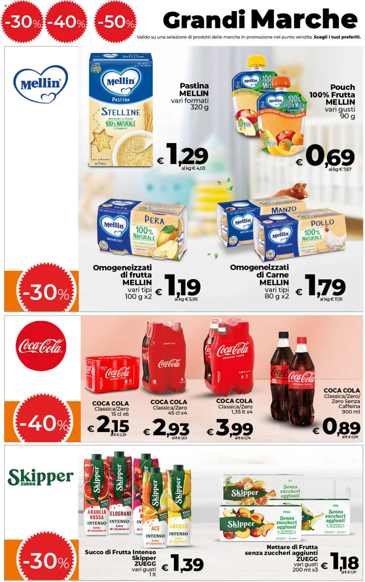 Volantino COOP del 13.02.2026 | Pagina: 10 | Prodotti: Manzo, Pesca, Coca Cola, Coca Cola Zero