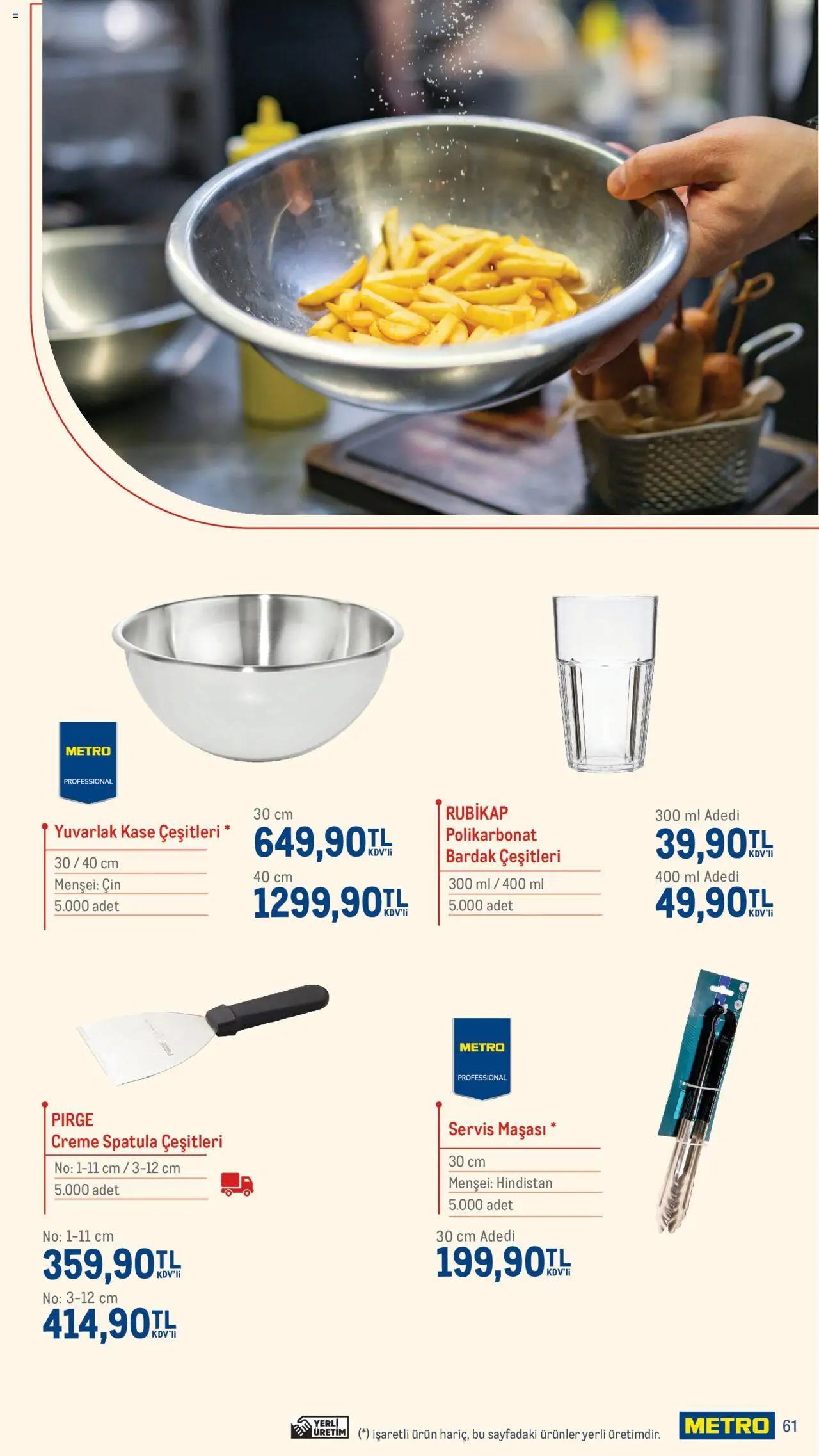 Metro Sokak Lezzetleri - 13.06.2025 tarihinden itibaren geçerlidir | Sayfa: 61 | Ürünler: Kaşe, Cin, Spatula, Zselatin