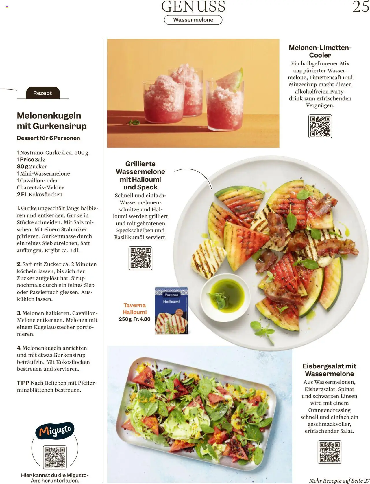 Migros - Magazin ab 18.08.2025 | Seite: 25 | Produkte: Sirup, Pfeffer, Salz, Zucker