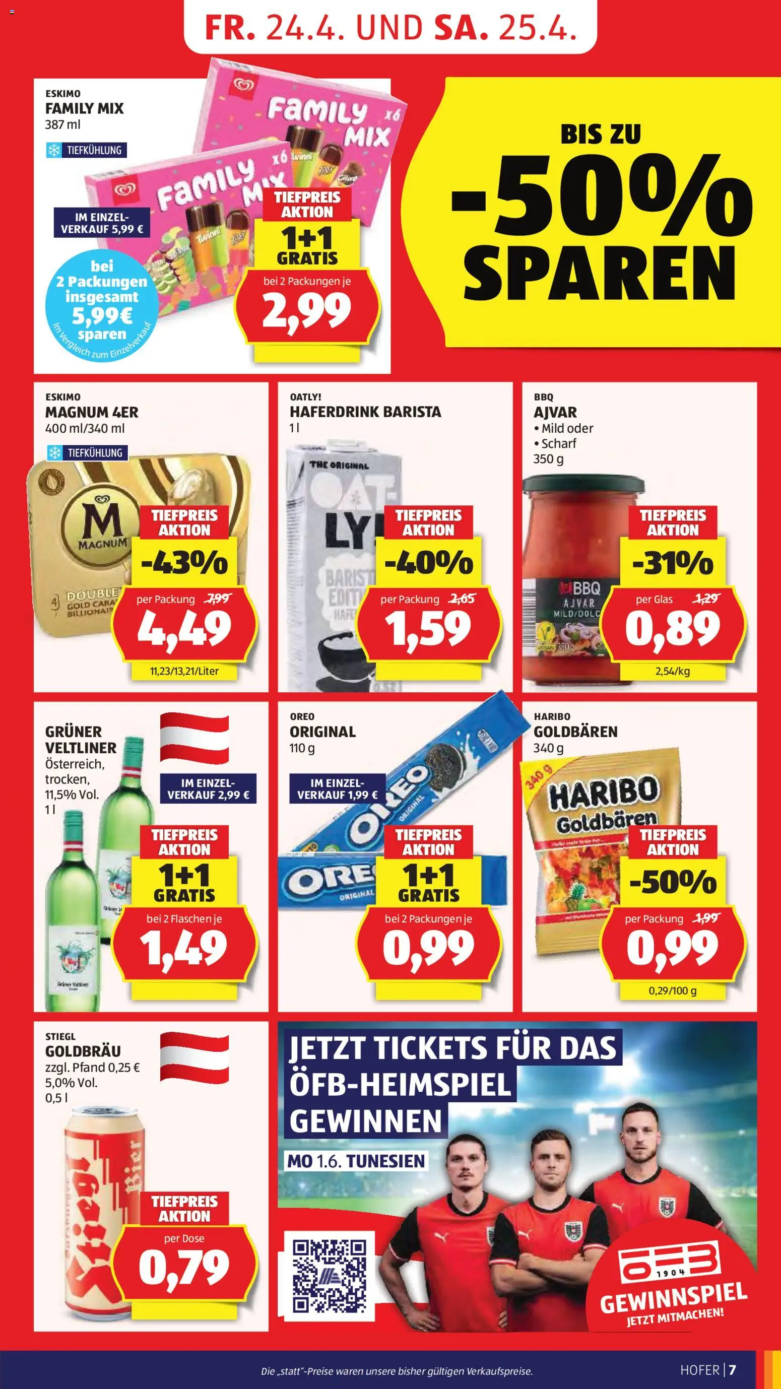 Hofer Flugblatt gültig ab 22.04.2026 | Seite: 9 | Produkte: Bier