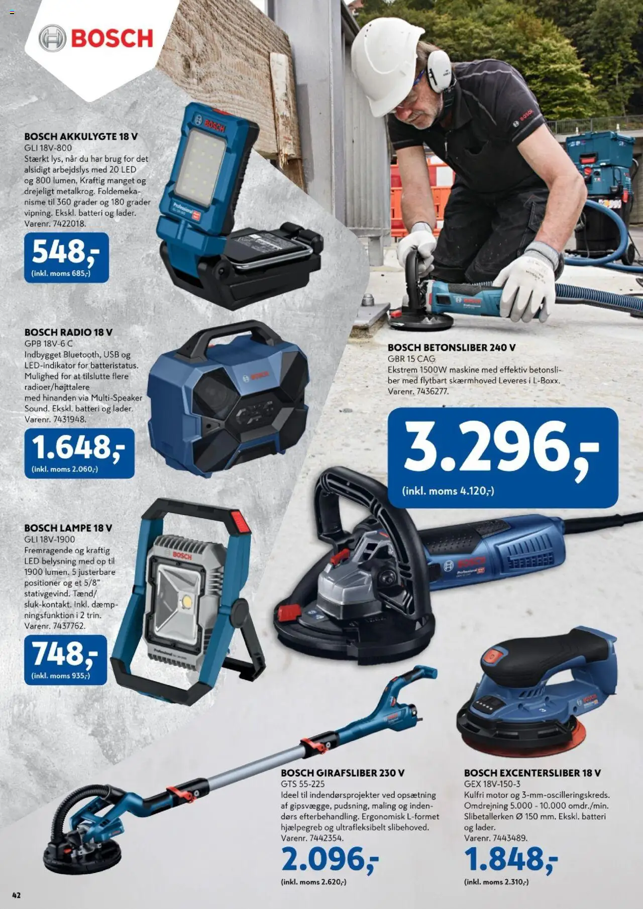 Davidsen Tilbudsavis gyldig fra 23.03.2025 | Side: 42 | Produkter: Lampe, Radio, Maling, Batteri