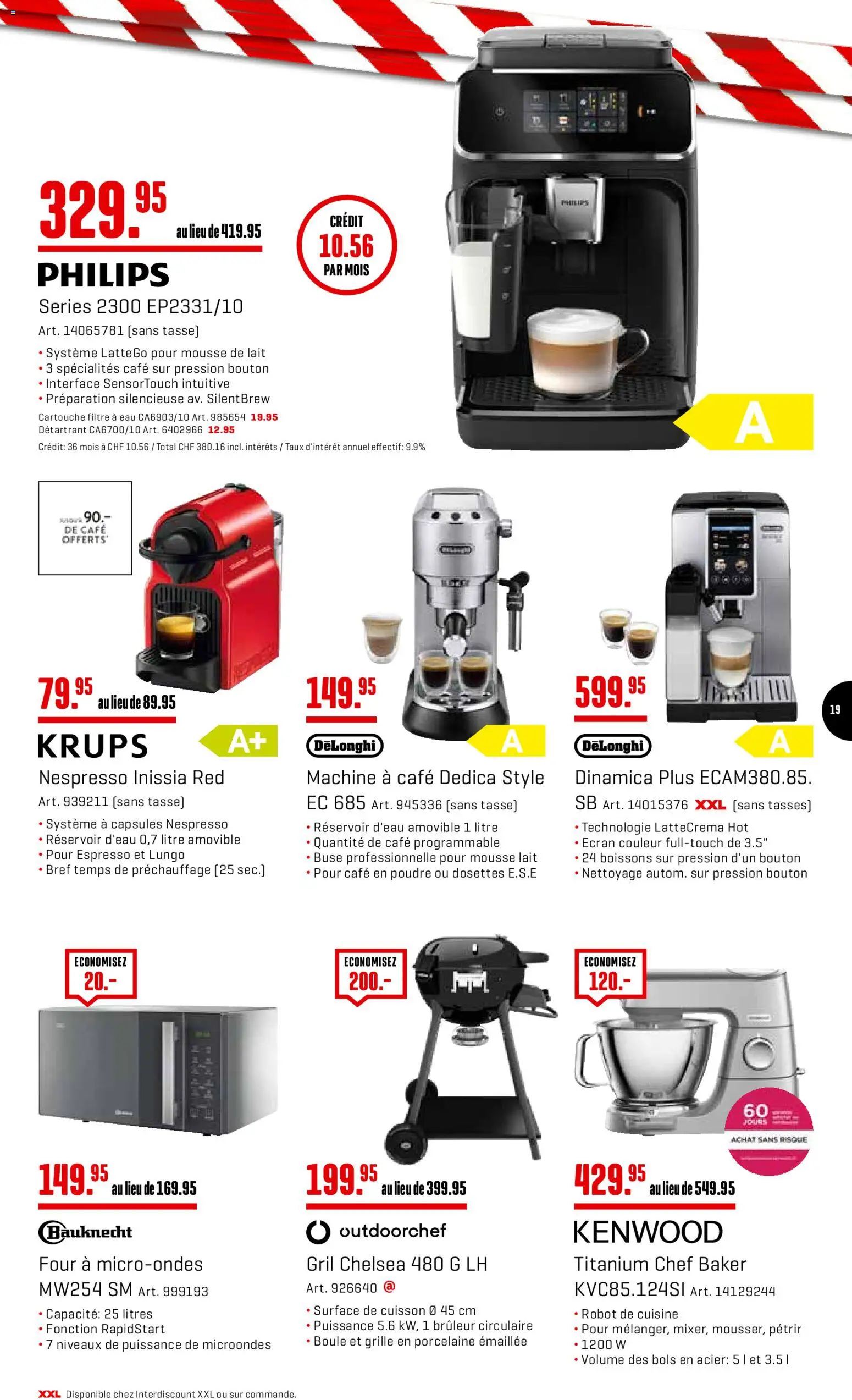 Interdiscount Aktionen FR – gültig ab 12.01.2026 | Seite: 19 | Produkte: Krups, Philips